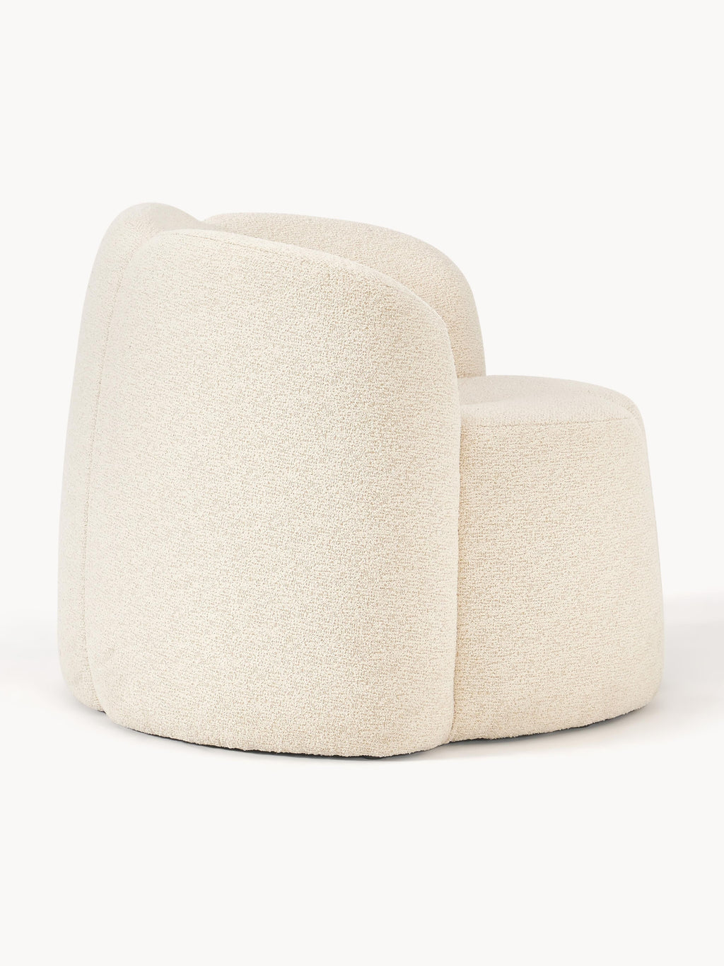 Bouclé-Loungesessel Fleur