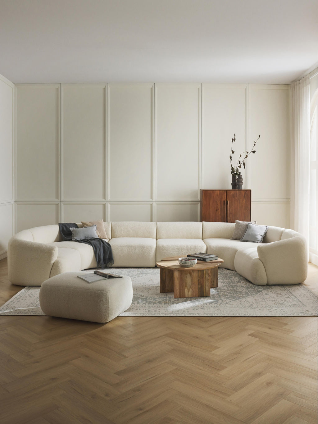 Modulares Teddy-XL-Sofa Sofia