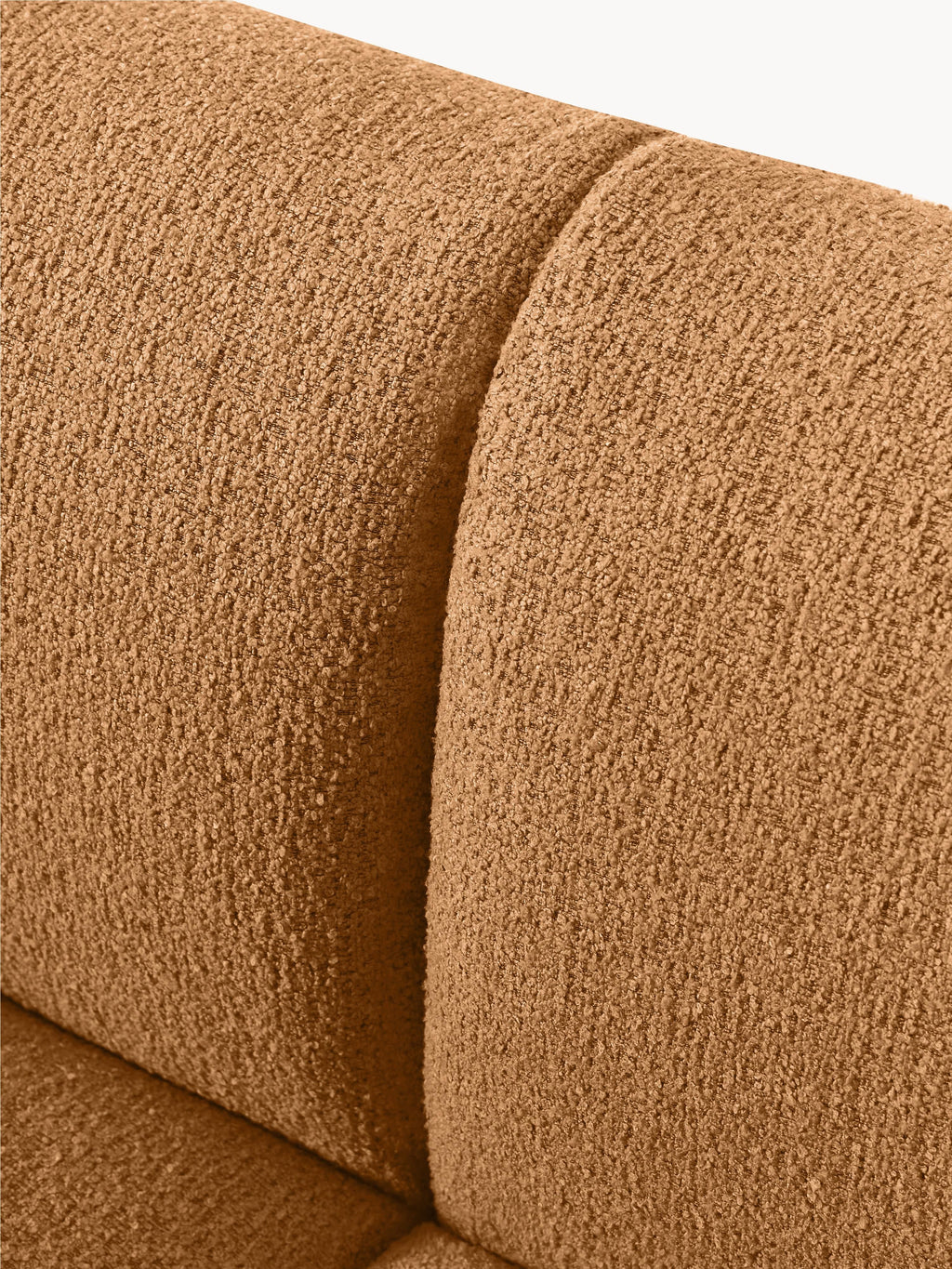Modulares Bouclé-Ecksofa Sofia (4-Sitzer)