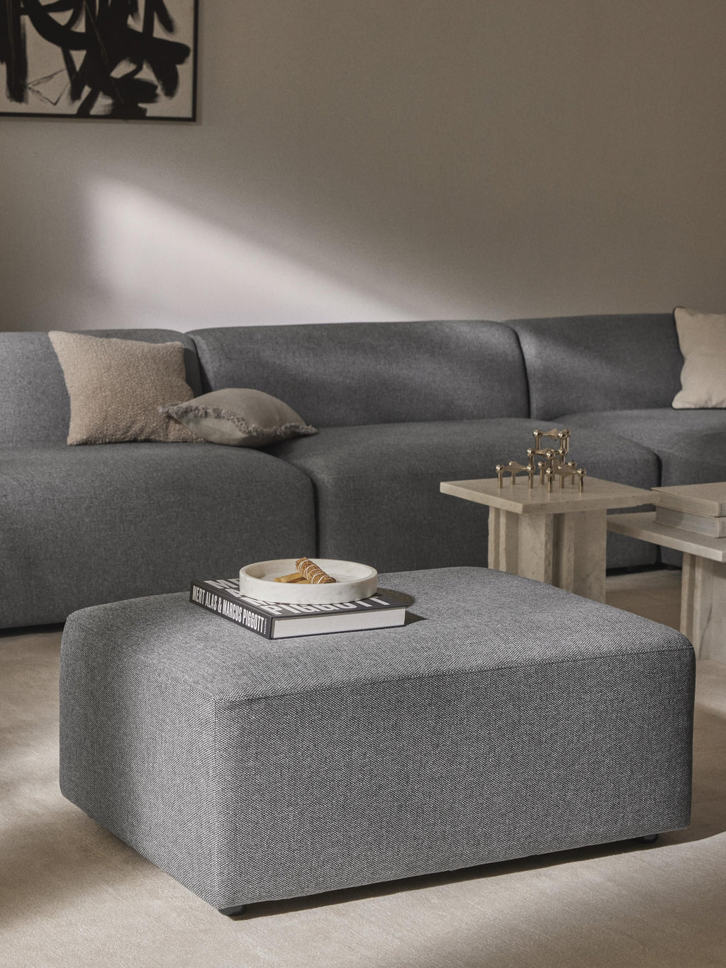 Hocker Melva, B 99 x T 72 cm