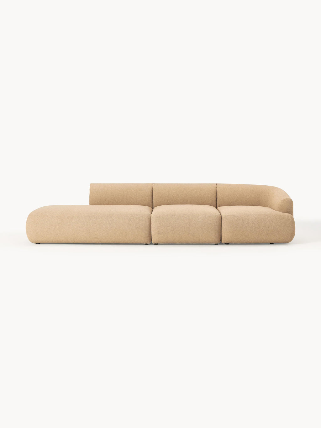 Galeriebild 1 - Modulare Bouclé-Chaise Sofia (2-Sitzer)
