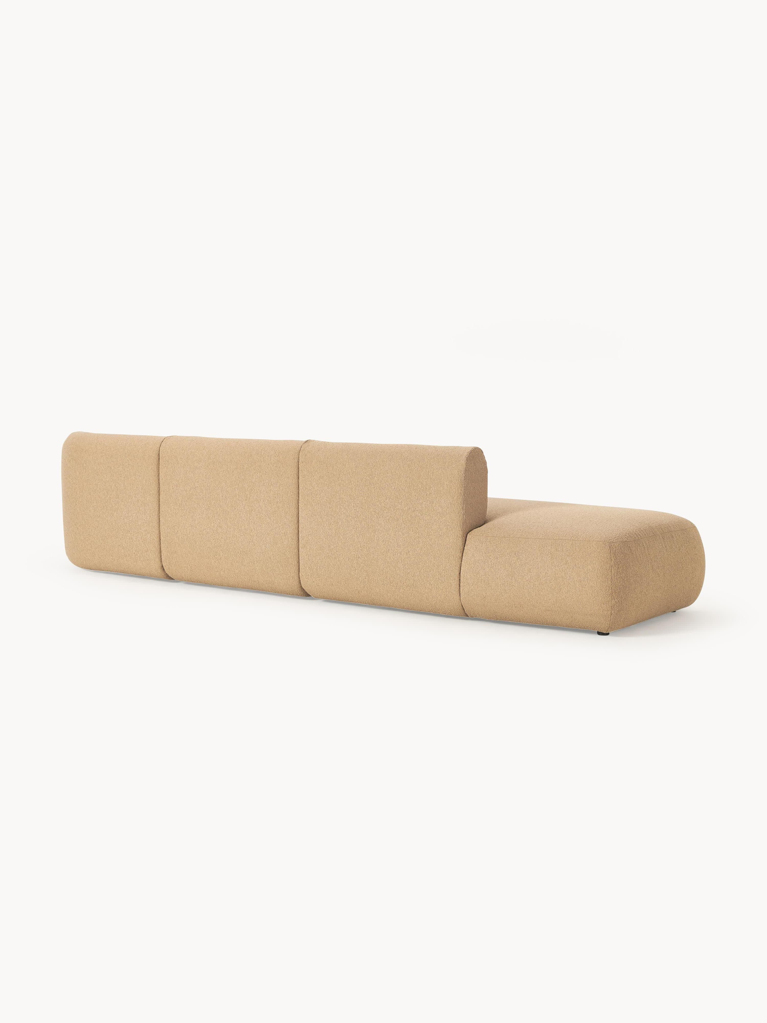 Modulare Bouclé-Chaise Sofia (2-Sitzer)