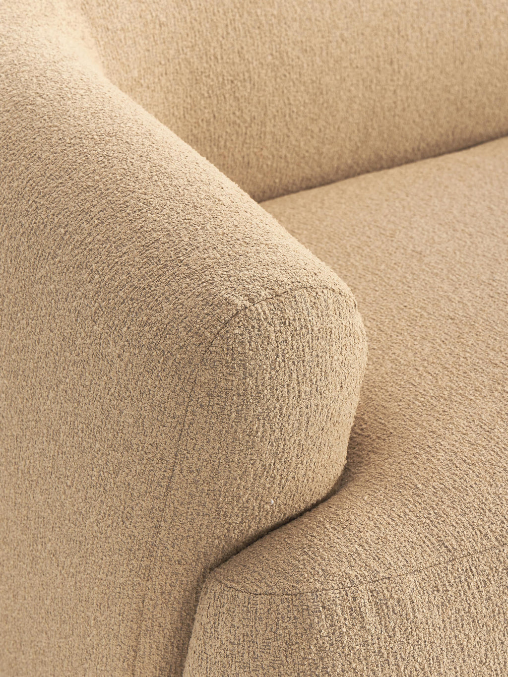 Modulare Bouclé-Chaise Sofia (2-Sitzer)