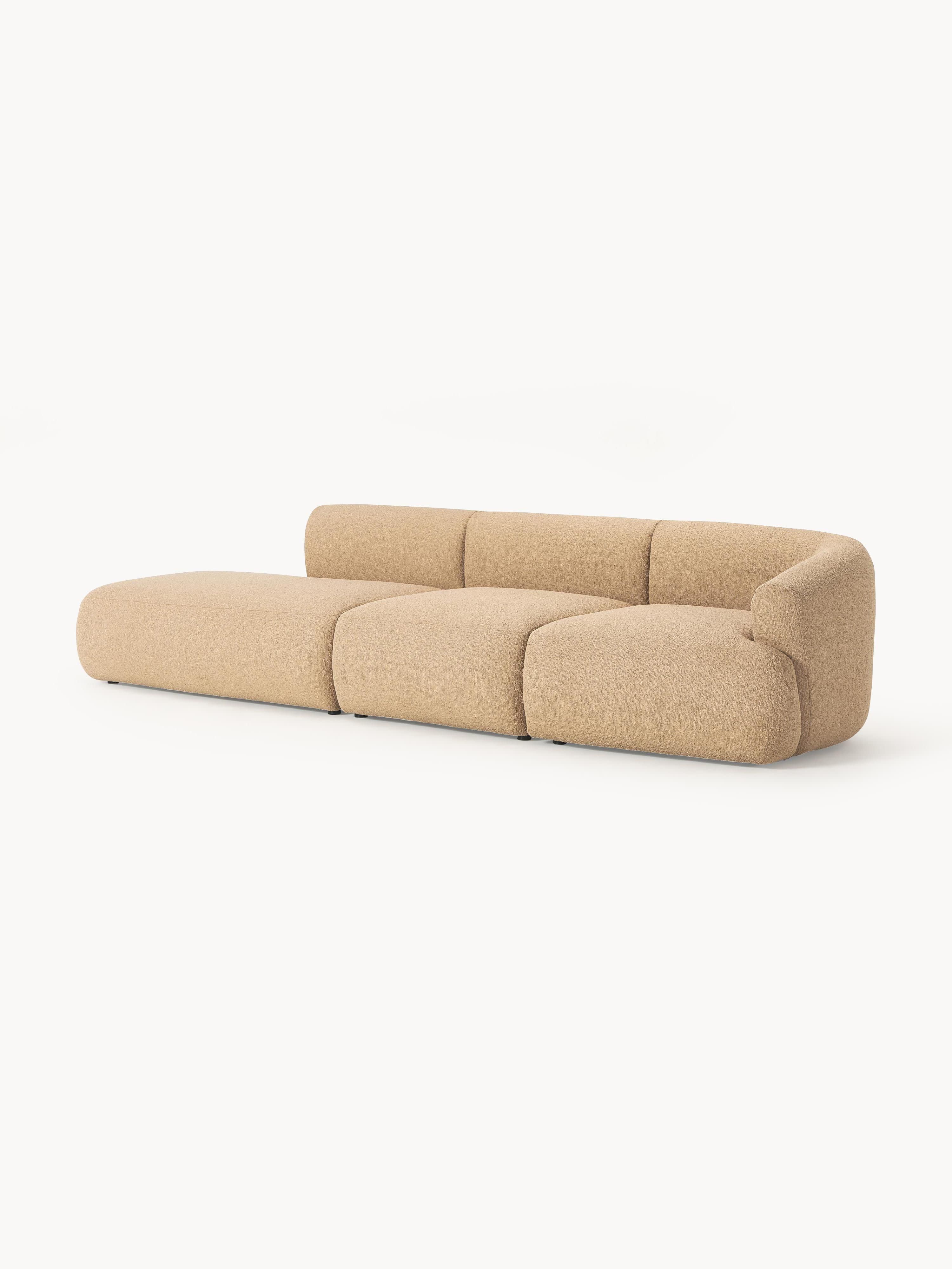 Modulare Bouclé-Chaise Sofia (2-Sitzer)
