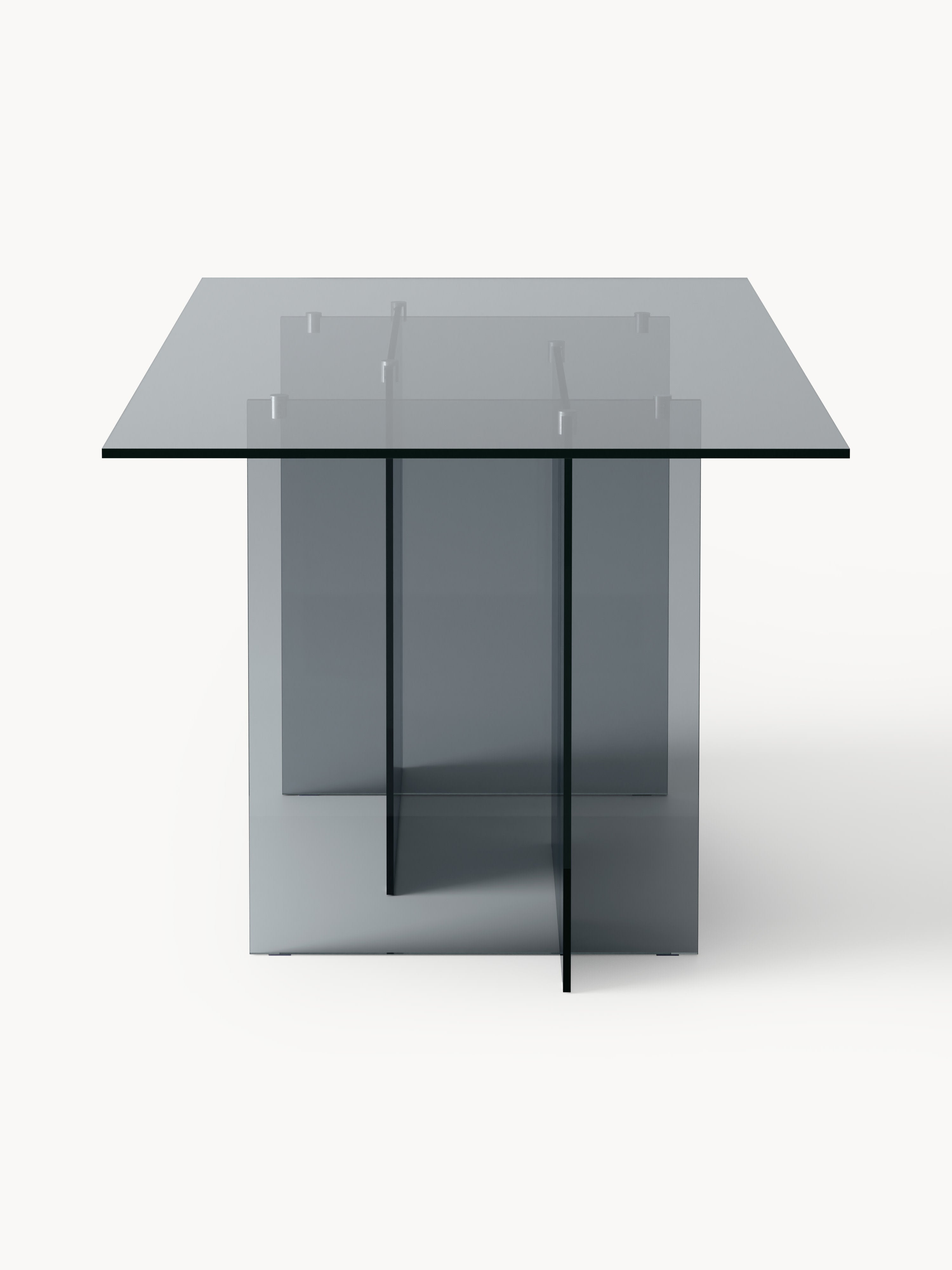 Esstisch Anouk aus Glas, 180 x 90 cm