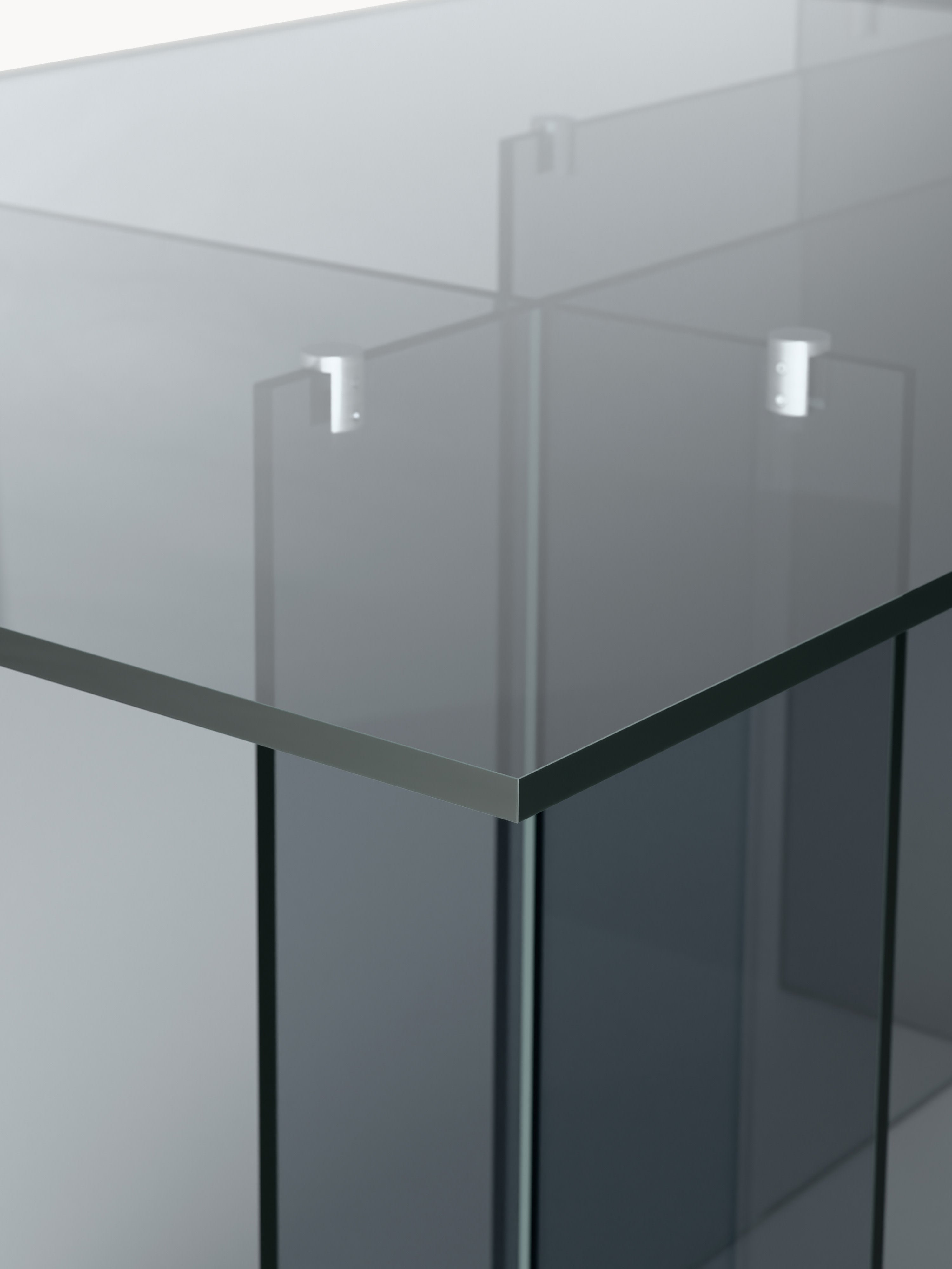Esstisch Anouk aus Glas, 180 x 90 cm