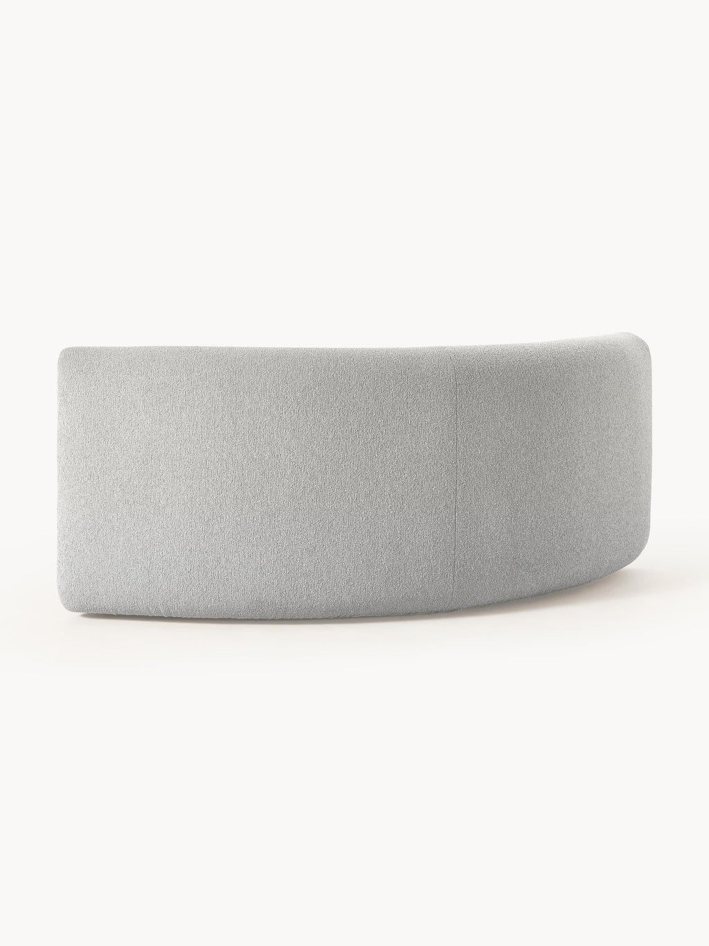 Rundes Bouclé-Eckmodul Sofia