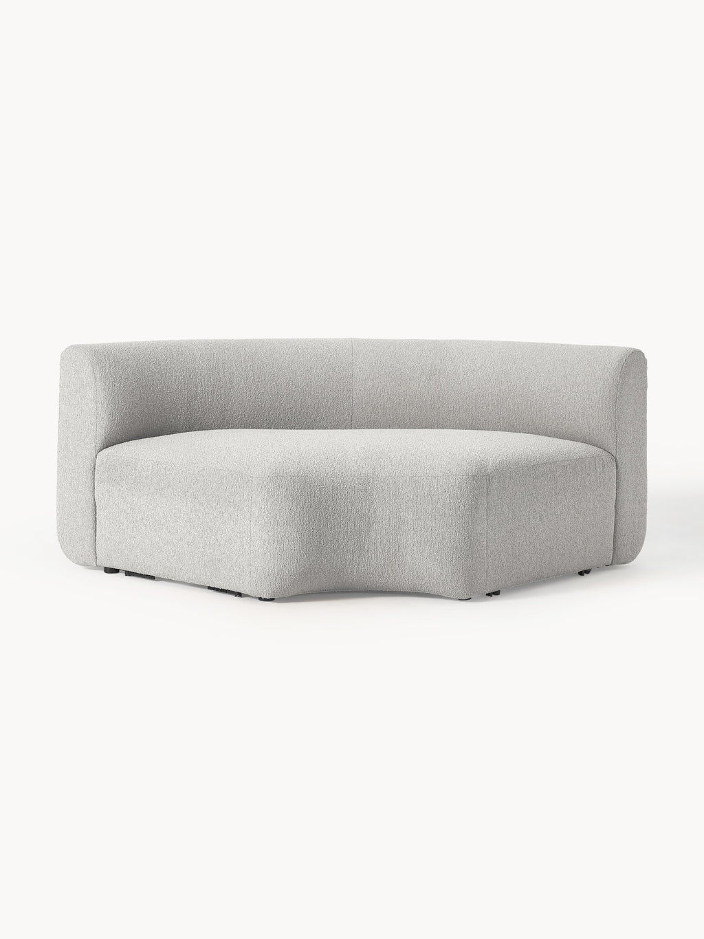 Galeriebild 1 - Rundes Bouclé-Eckmodul Sofia