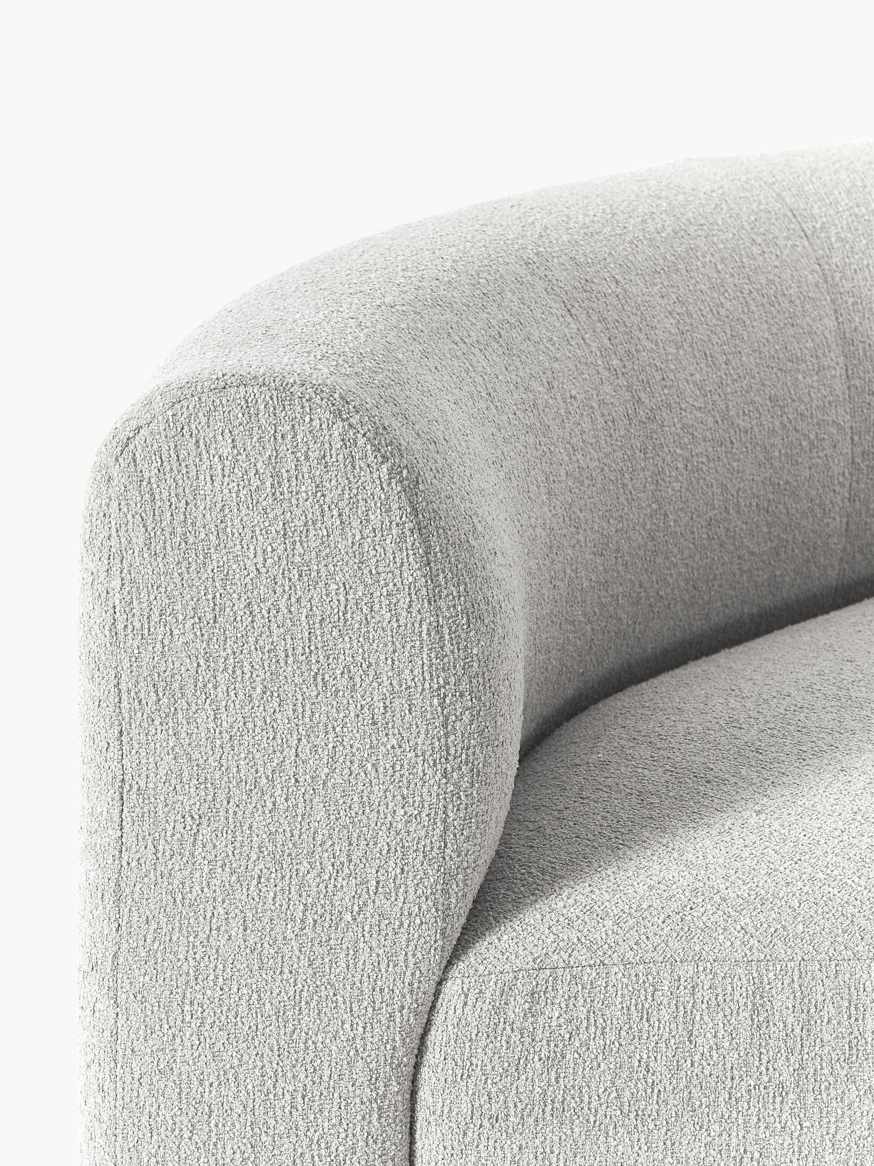 Rundes Bouclé-Eckmodul Sofia