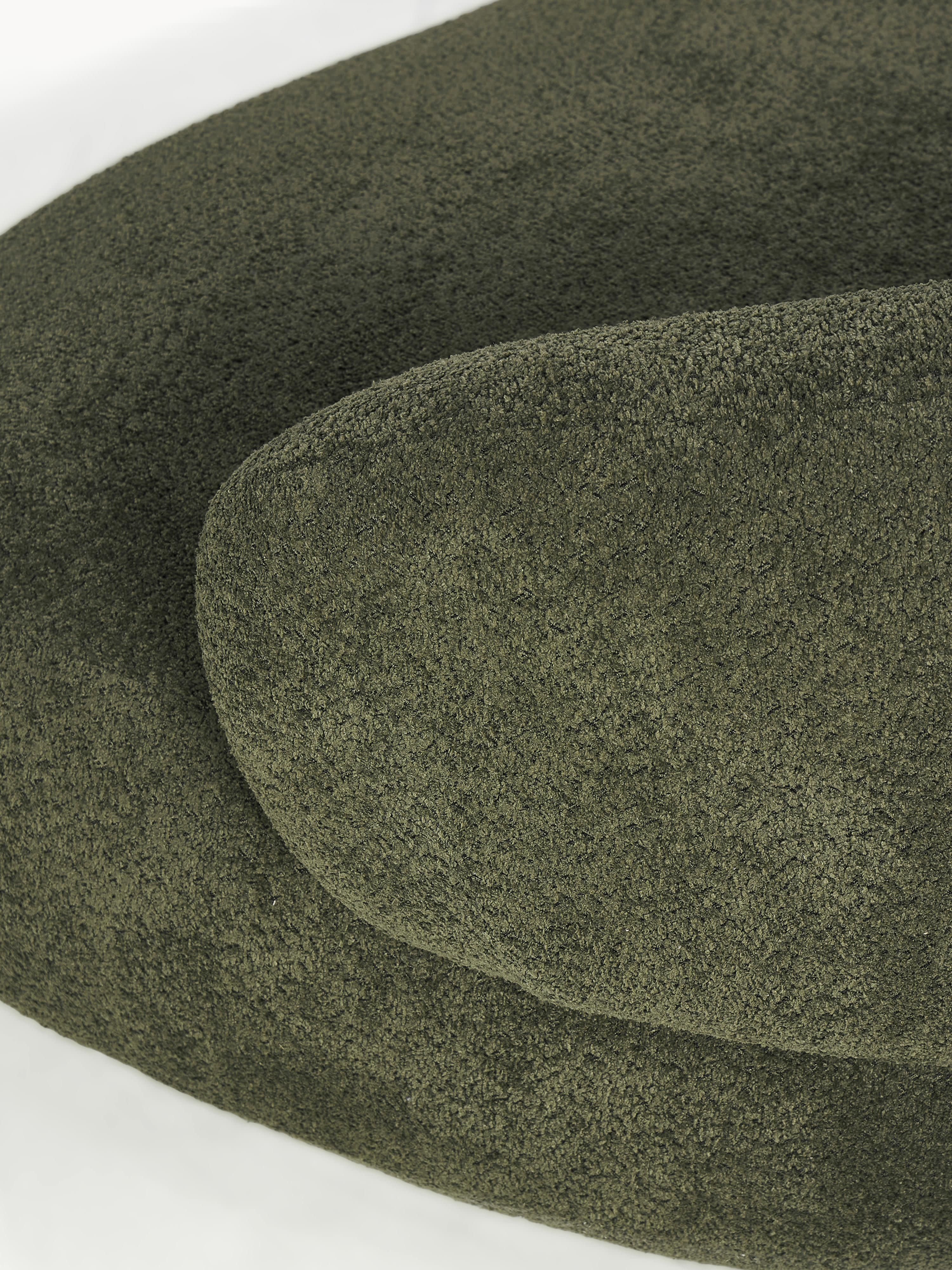Sofa Alba (2-Sitzer) aus Teddy-Bouclé