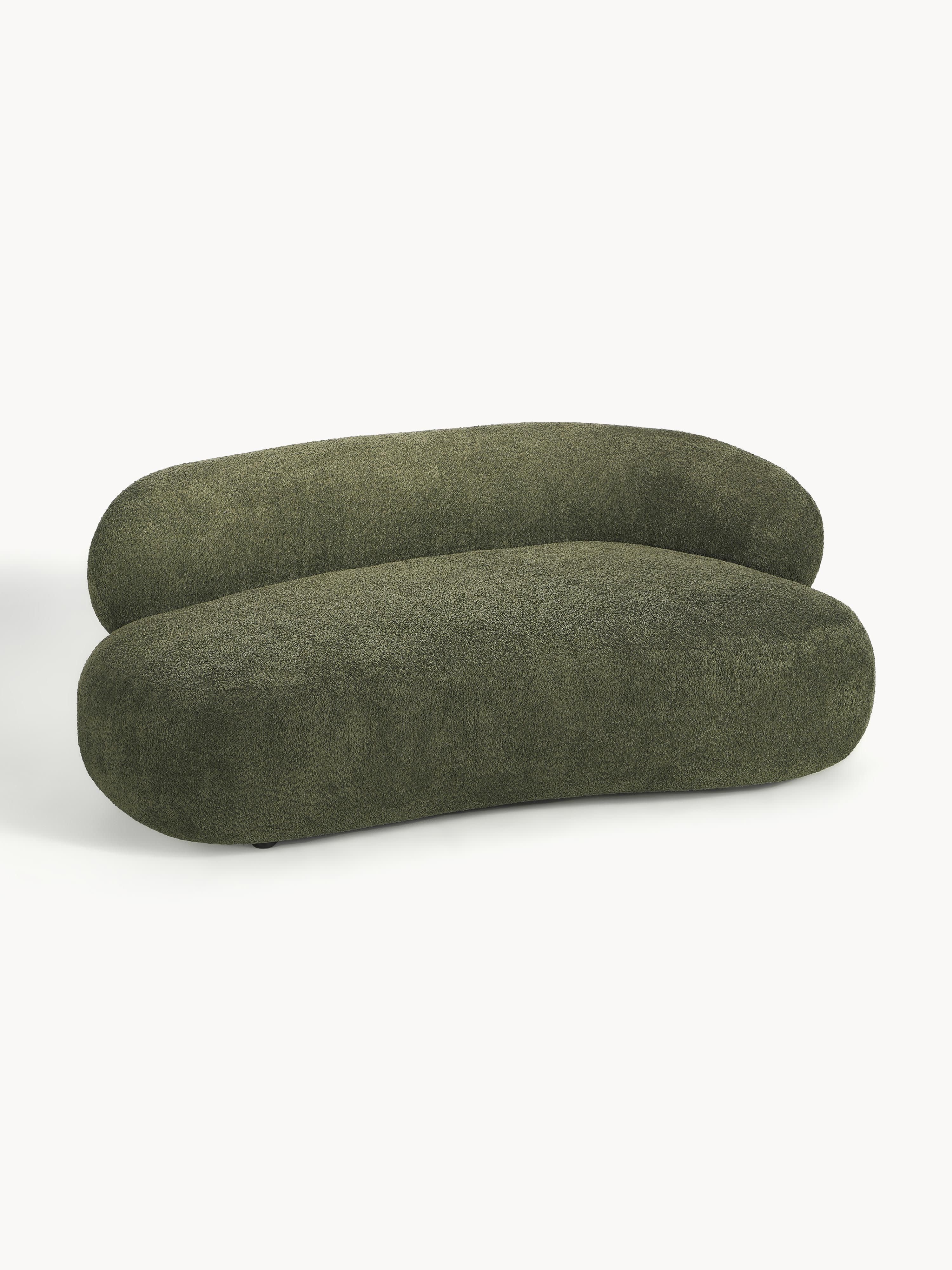 Sofa Alba (2-Sitzer) aus Teddy-Bouclé