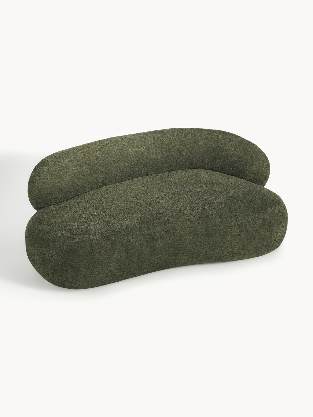 Sofa Alba (2-Sitzer) aus Teddy-Bouclé
