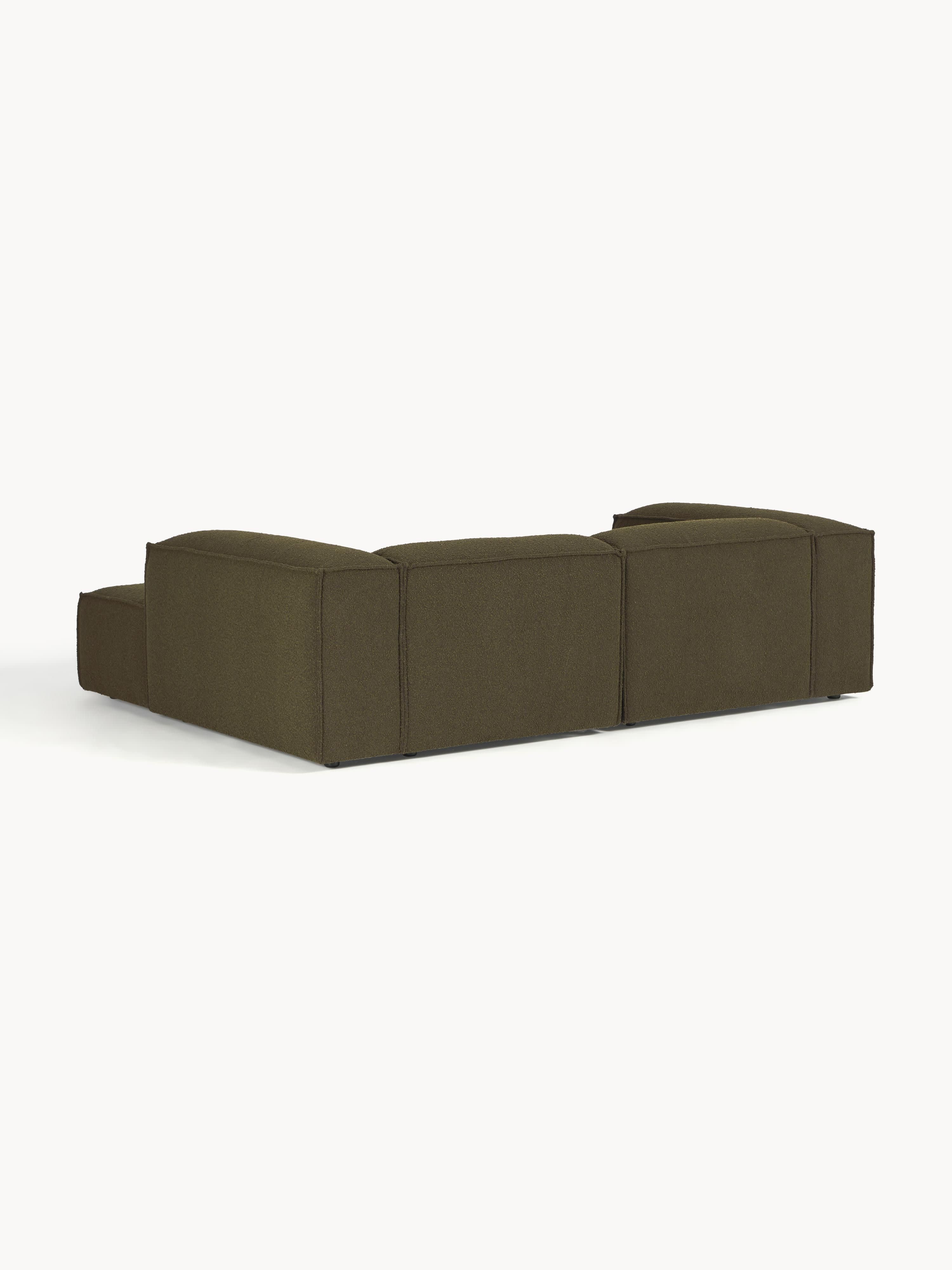 Modulares Bouclé-Ecksofa Lennon (2-Sitzer)