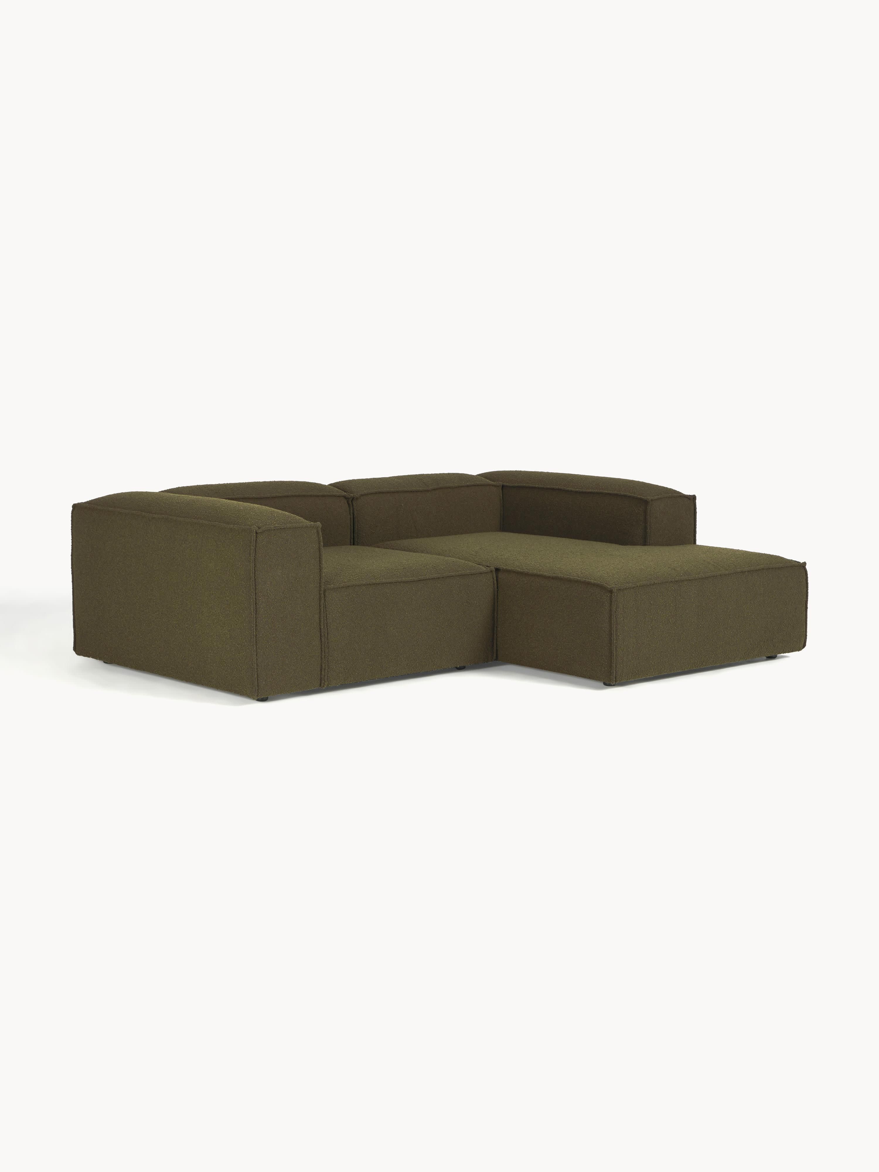 Modulares Bouclé-Ecksofa Lennon (2-Sitzer)