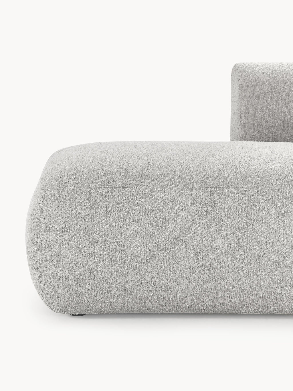 Modulares Bouclé-Ecksofa Sofia (4-Sitzer)
