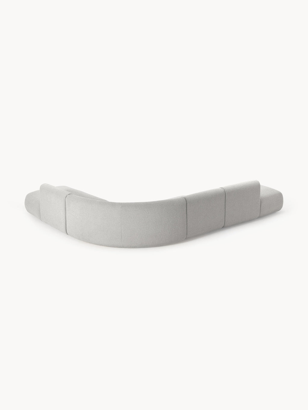 Modulares Bouclé-Ecksofa Sofia (4-Sitzer)