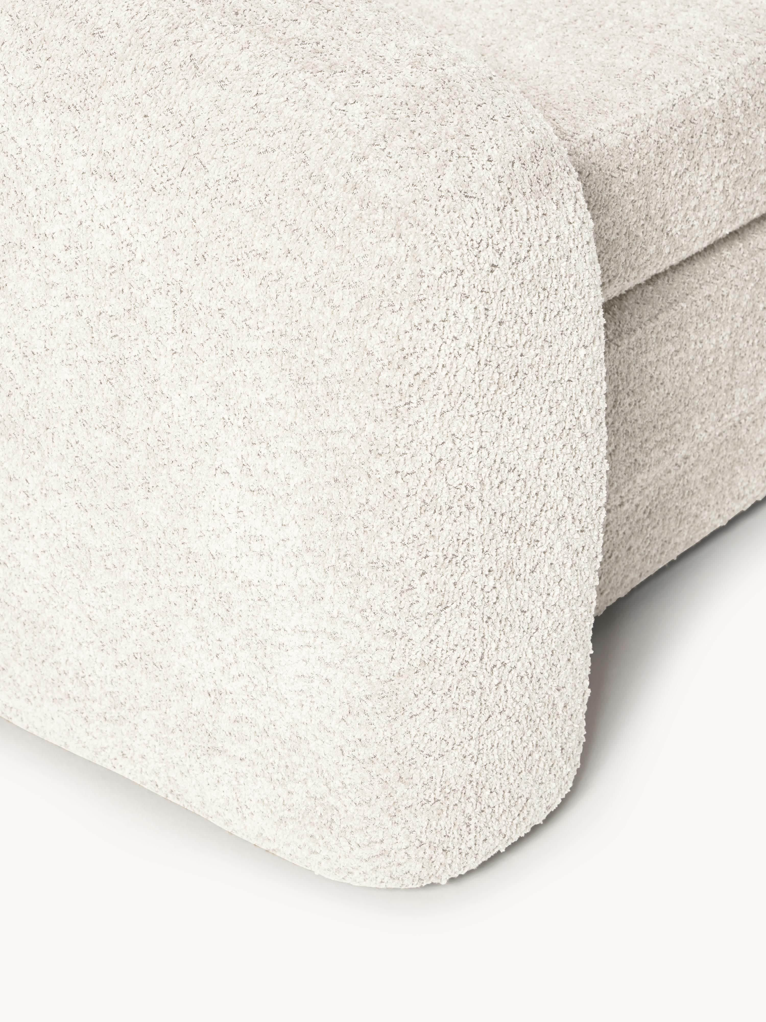 Schlafsofa Eliot (2-Sitzer) aus Teddy-Bouclé