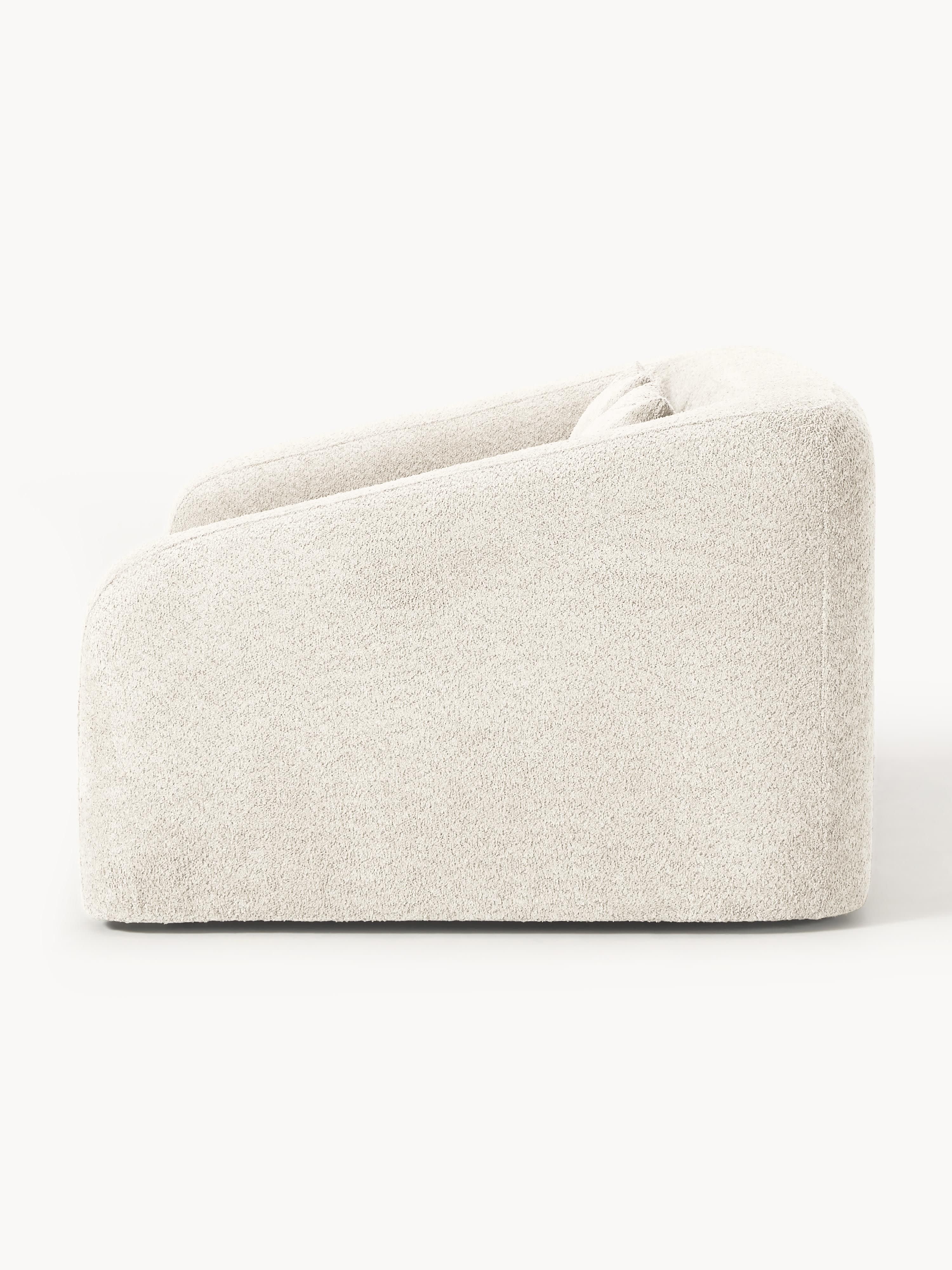 Schlafsofa Eliot (2-Sitzer) aus Teddy-Bouclé