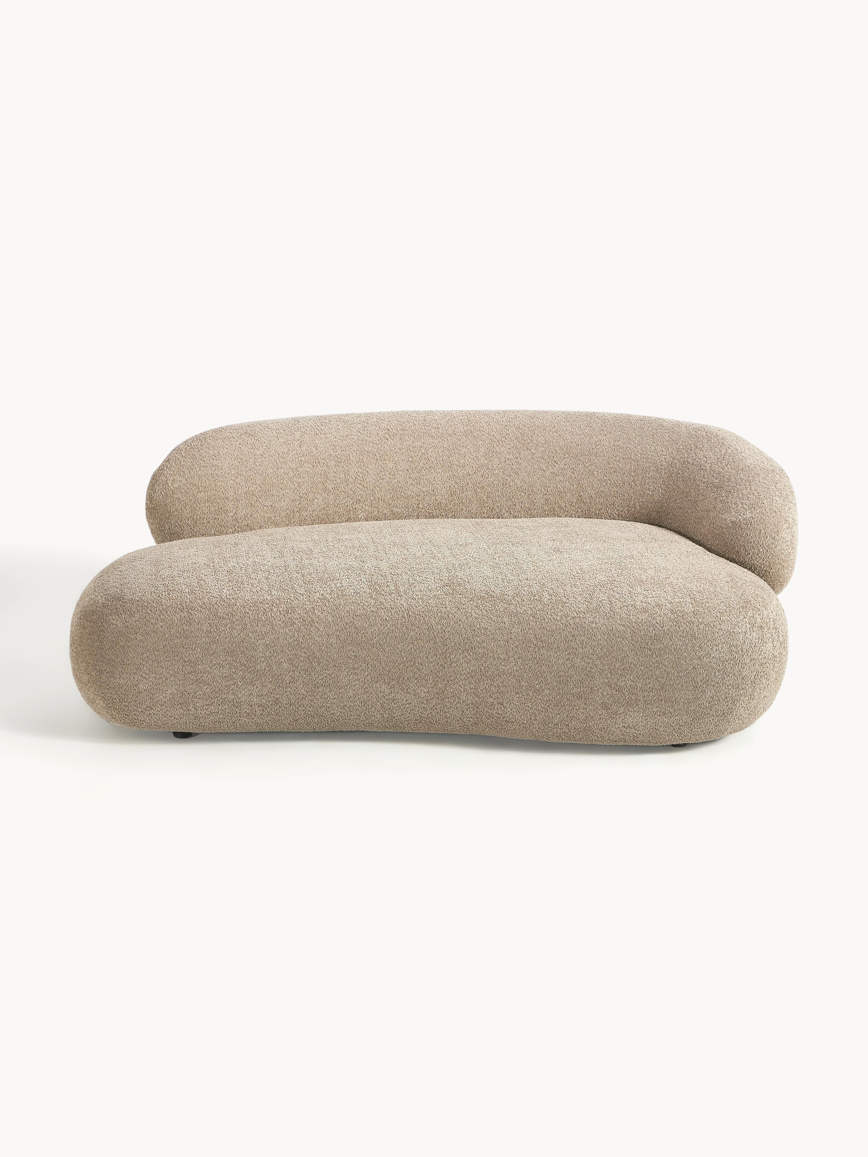 Galeriebild 1 - Sofa Alba (2-Sitzer) aus Teddy-Bouclé
