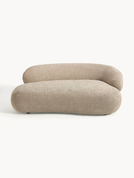 Galeriebild 1 - Sofa Alba (2-Sitzer) aus Teddy-Bouclé