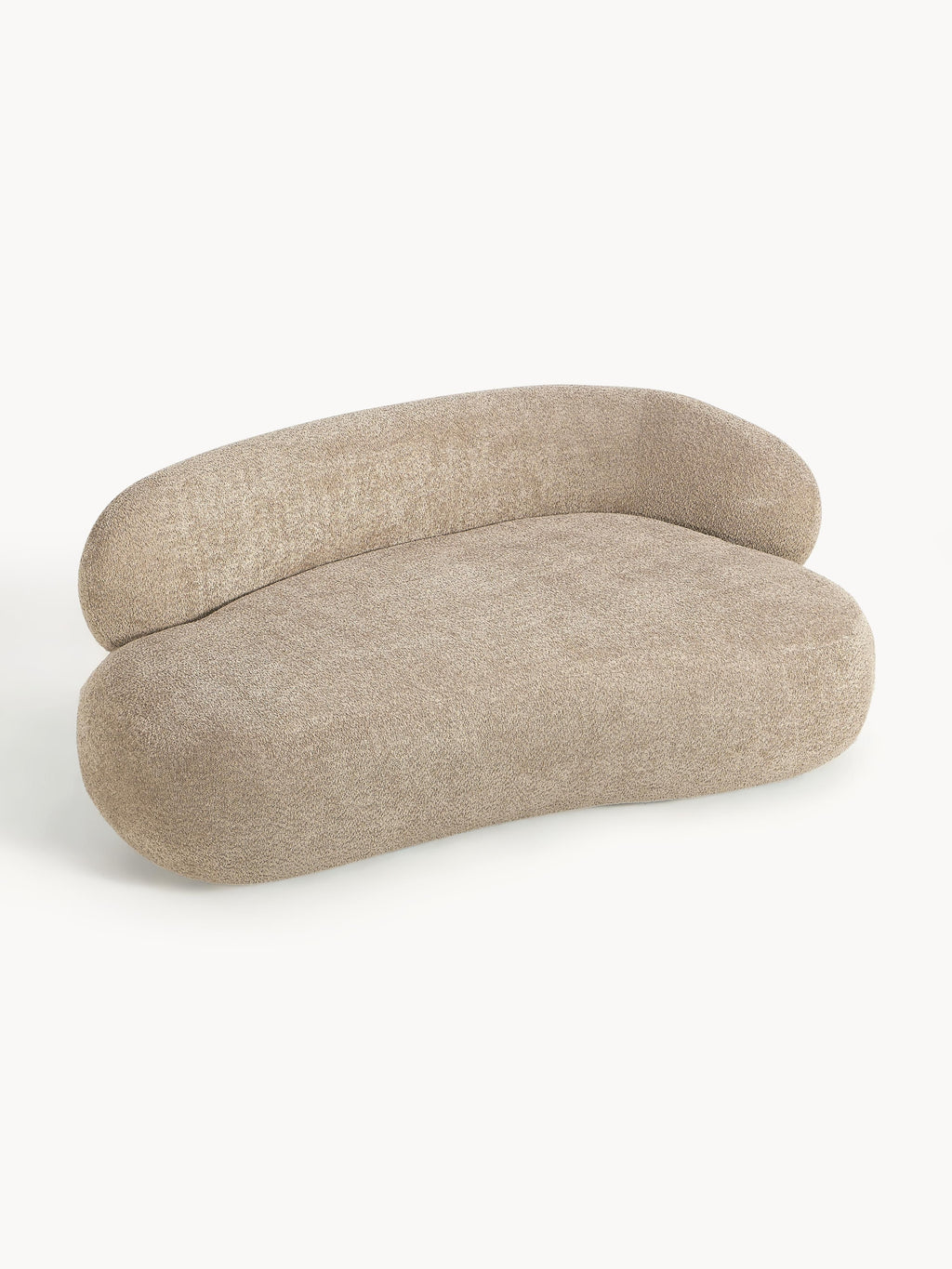 Sofa Alba (2-Sitzer) aus Teddy-Bouclé