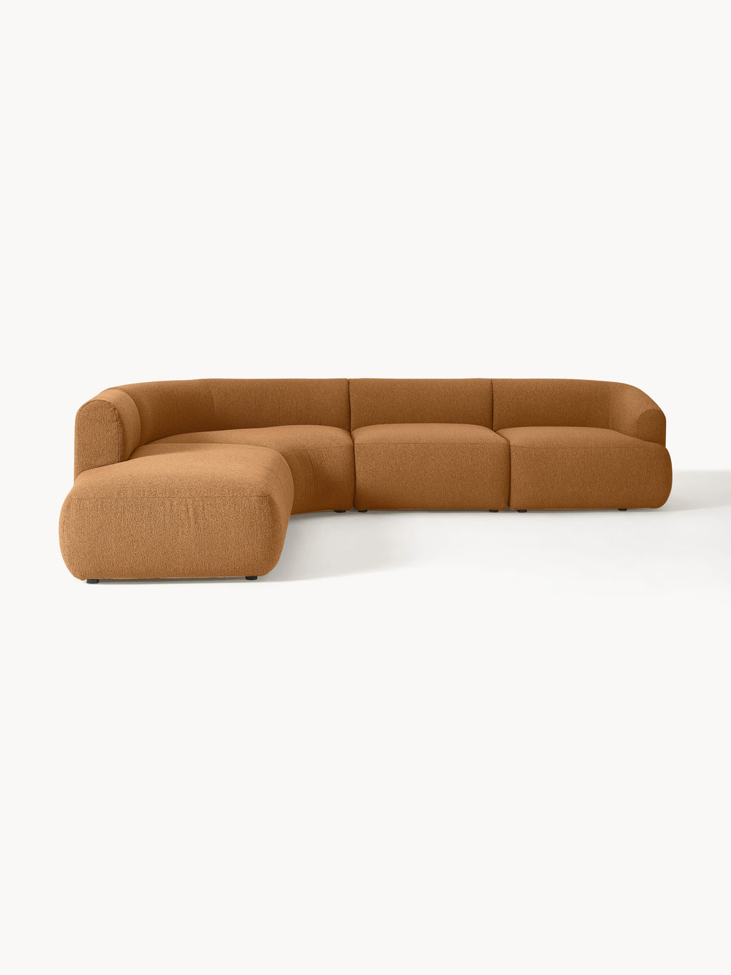 Galeriebild 1 - Modulares Bouclé-Ecksofa Sofia (4-Sitzer)