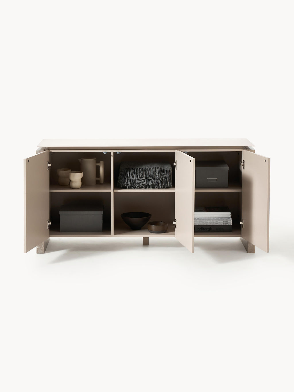 Sideboard Bruce aus Marmor und Metall