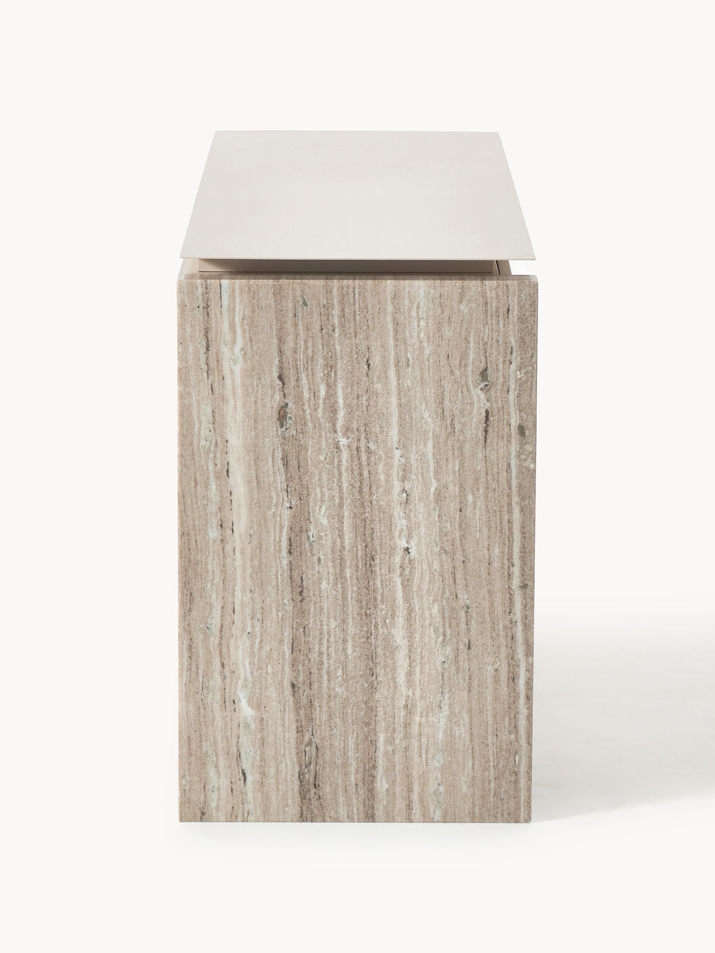 Sideboard Bruce aus Marmor und Metall