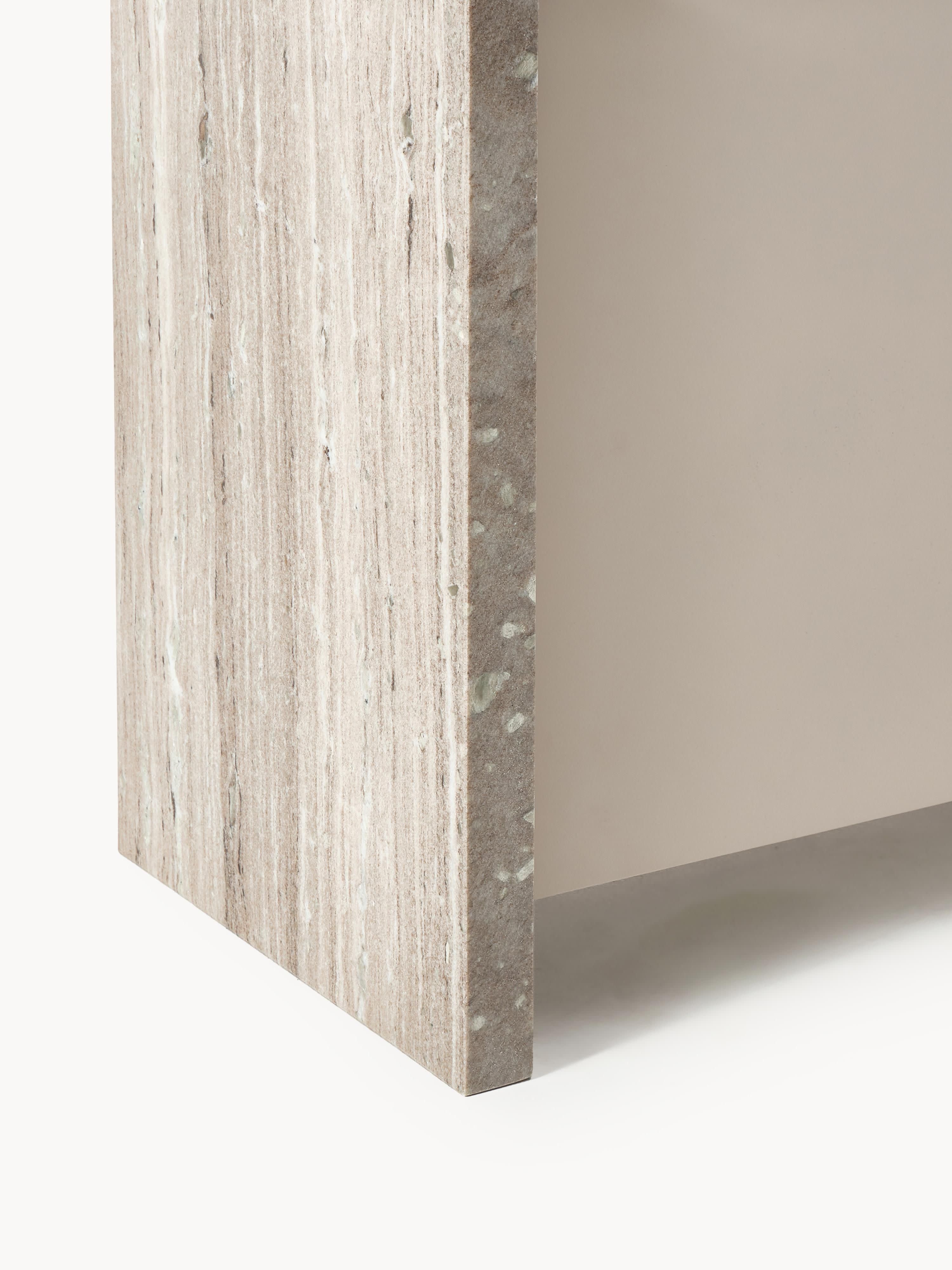 Sideboard Bruce aus Marmor und Metall