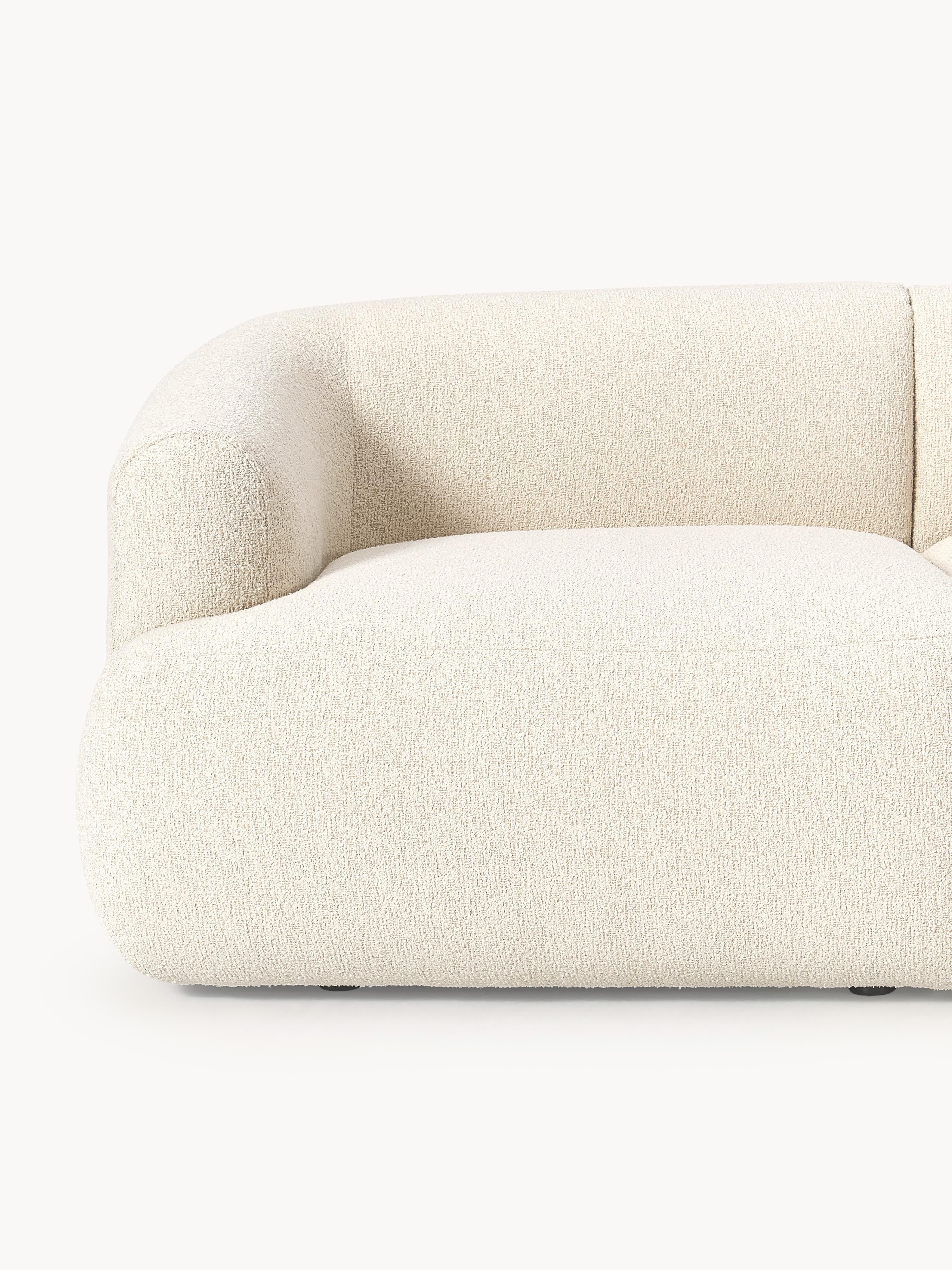 Modulares Bouclé-Ecksofa Sofia (4-Sitzer)
