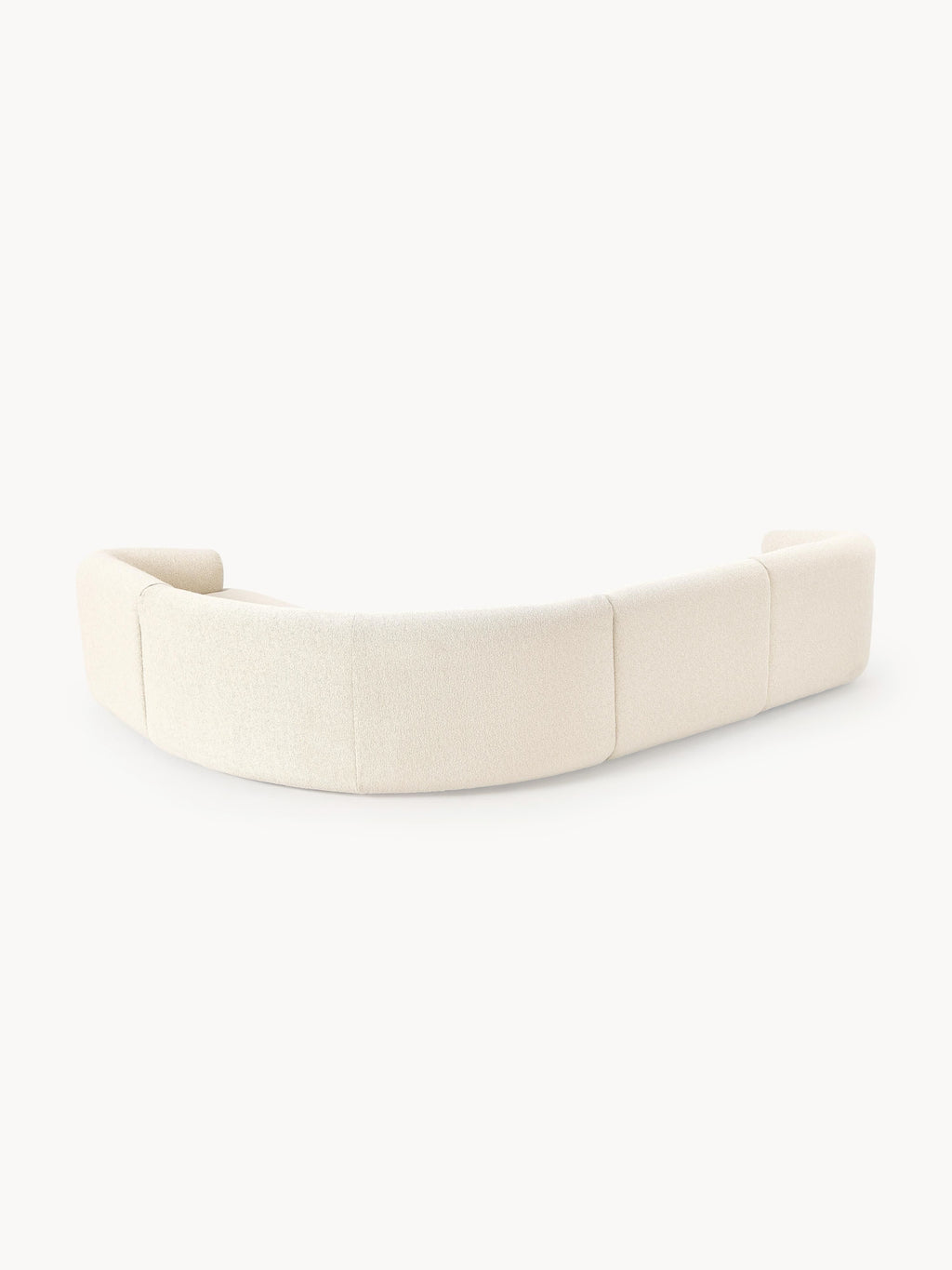 Modulares Bouclé-Ecksofa Sofia (4-Sitzer)