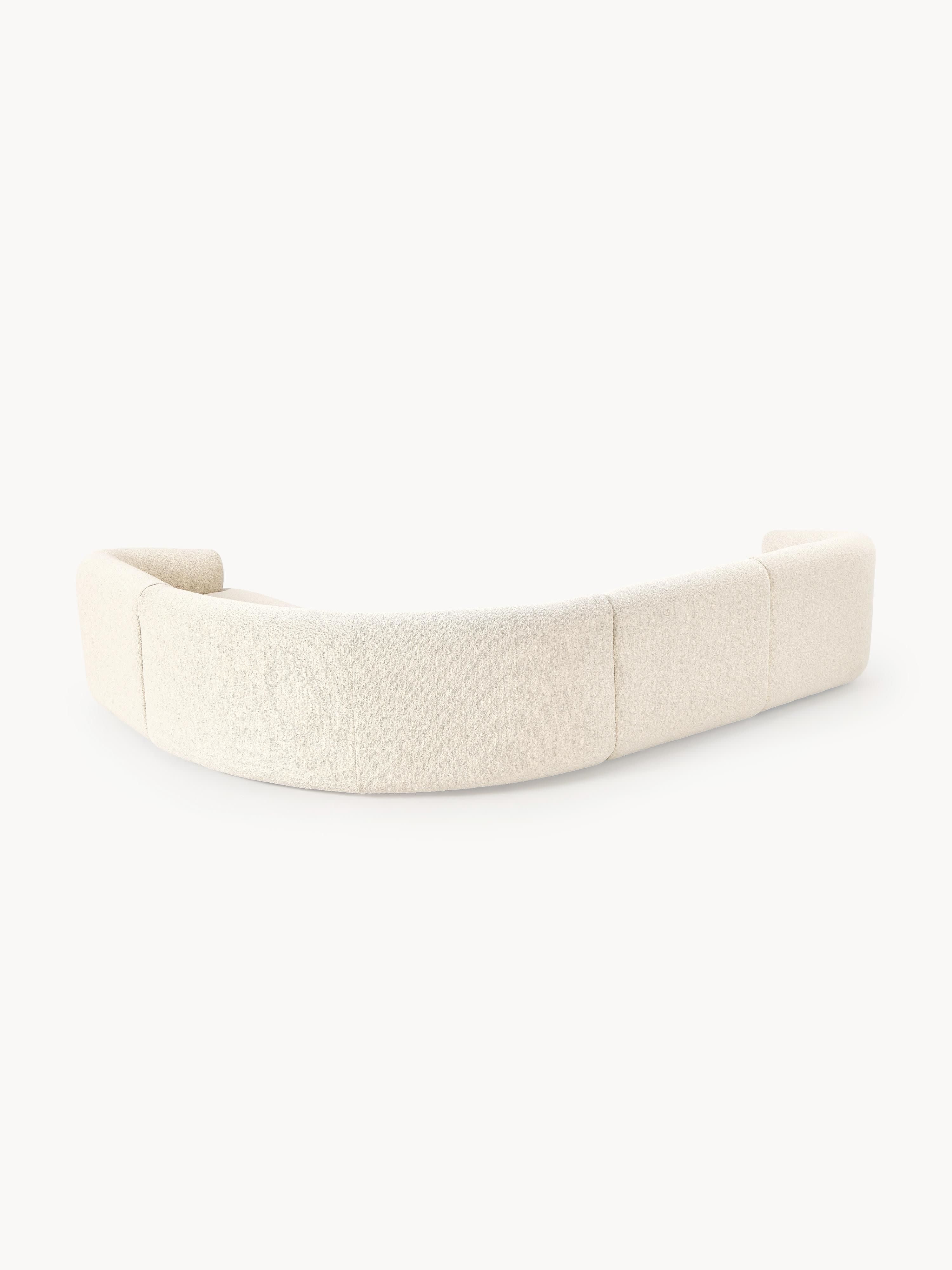 Modulares Bouclé-Ecksofa Sofia (4-Sitzer)