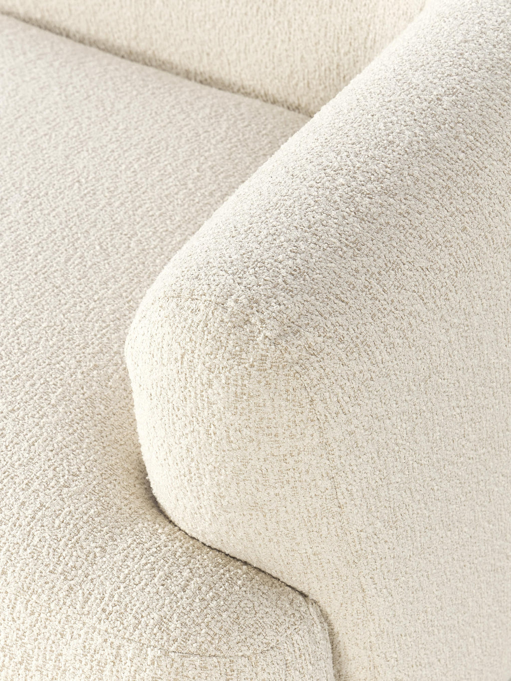 Modulares Bouclé-Ecksofa Sofia (4-Sitzer)