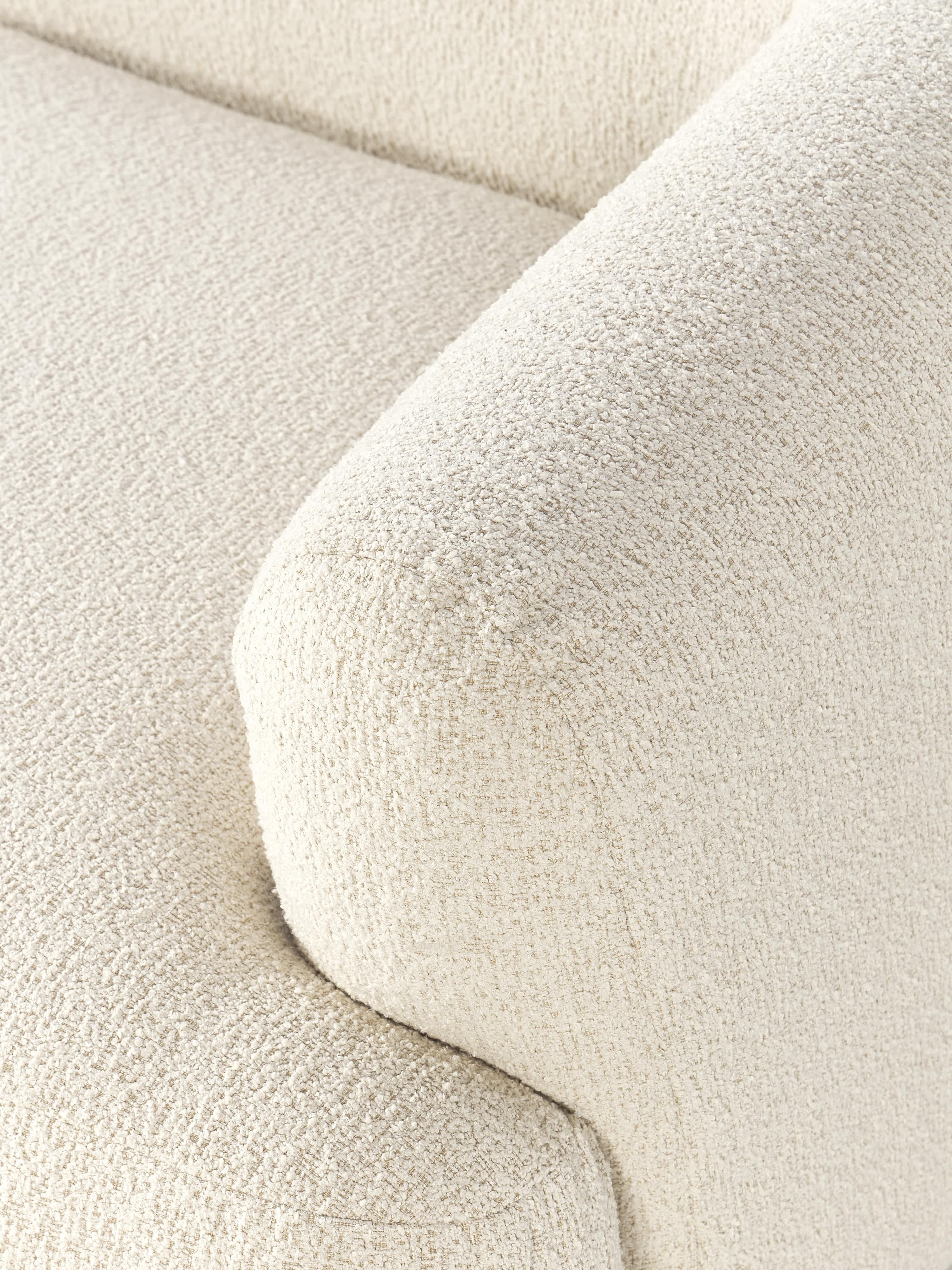 Modulares Bouclé-Ecksofa Sofia (4-Sitzer)