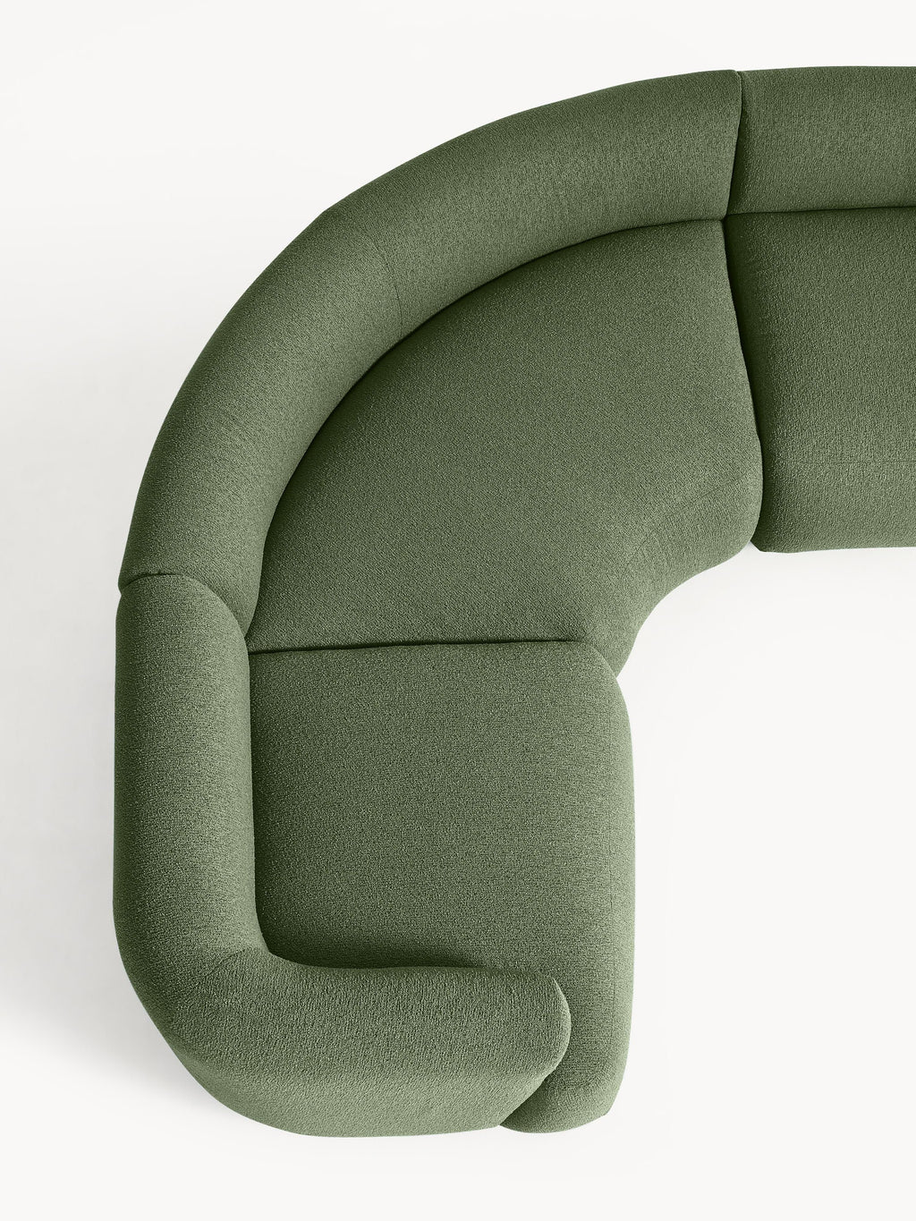 Modulares Bouclé-XL-Sofa Sofia