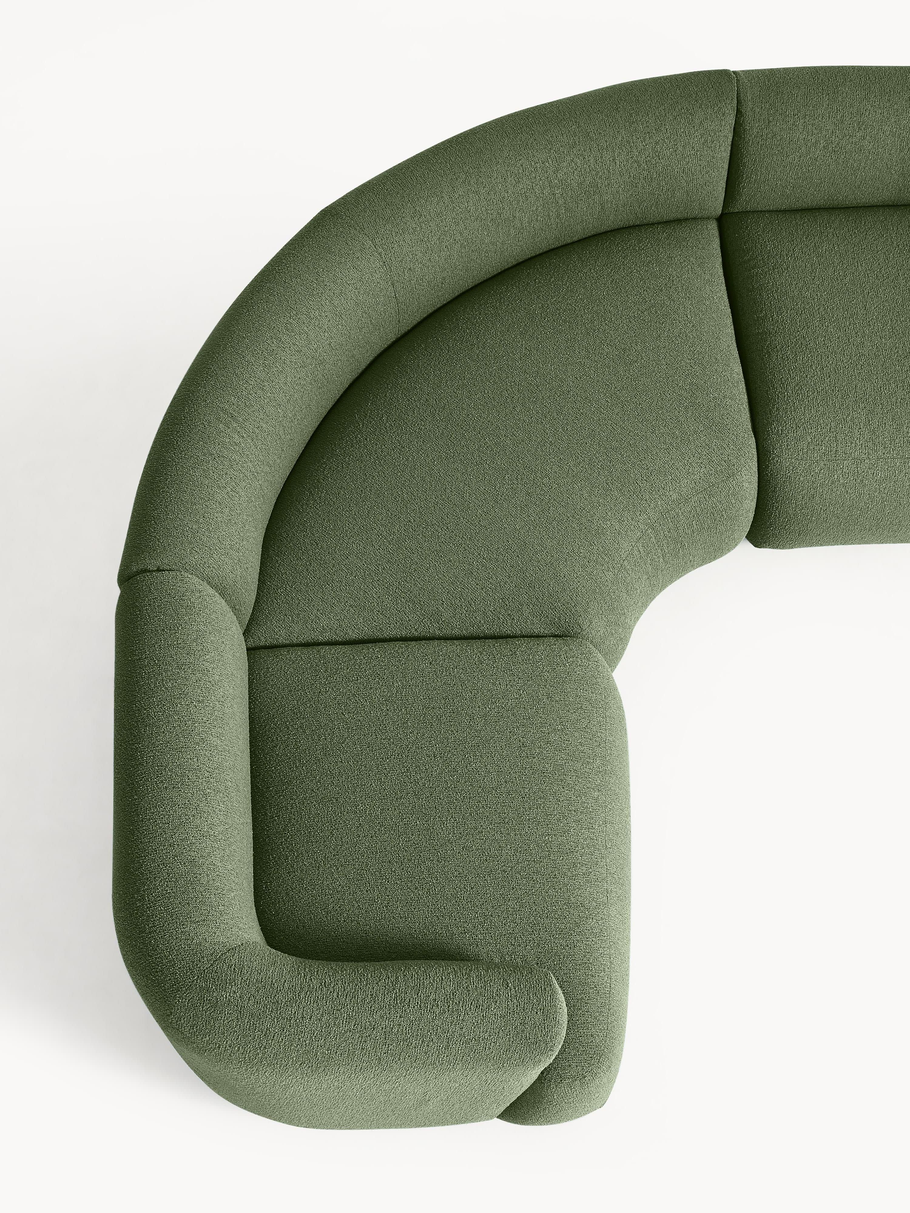 Modulares Bouclé-XL-Sofa Sofia