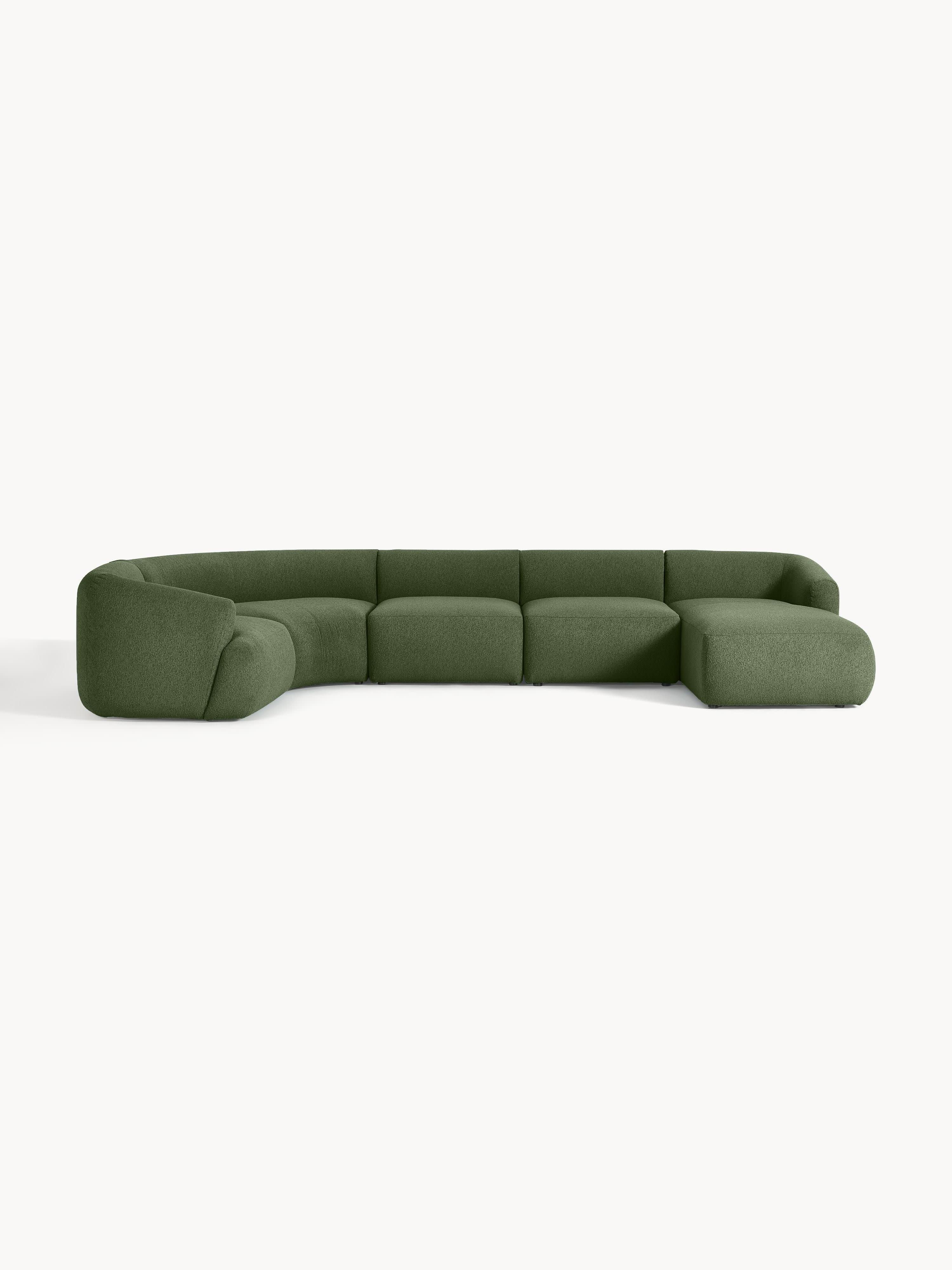 Modulares Bouclé-XL-Sofa Sofia