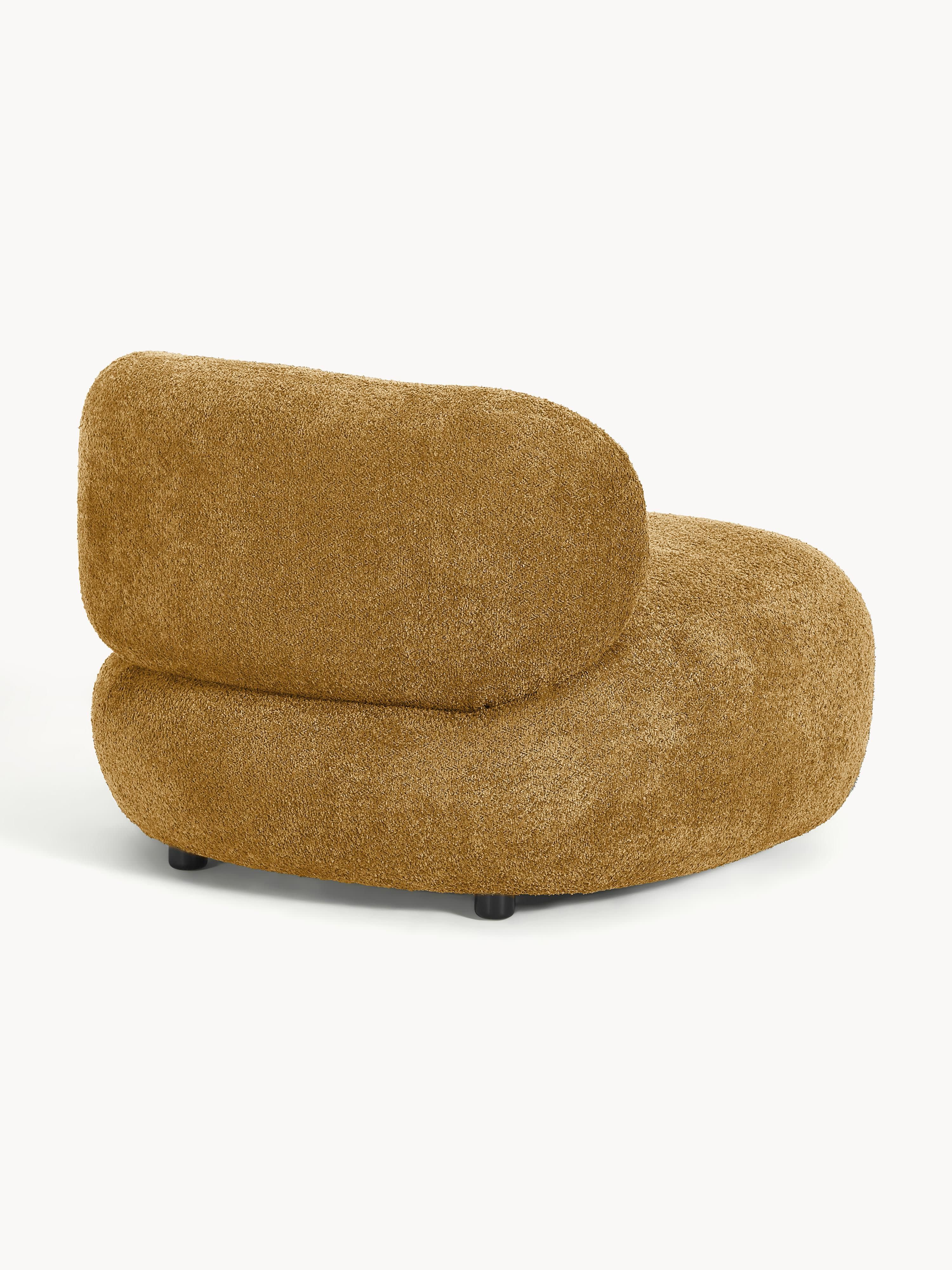Loungesessel Alba aus Teddy-Bouclé