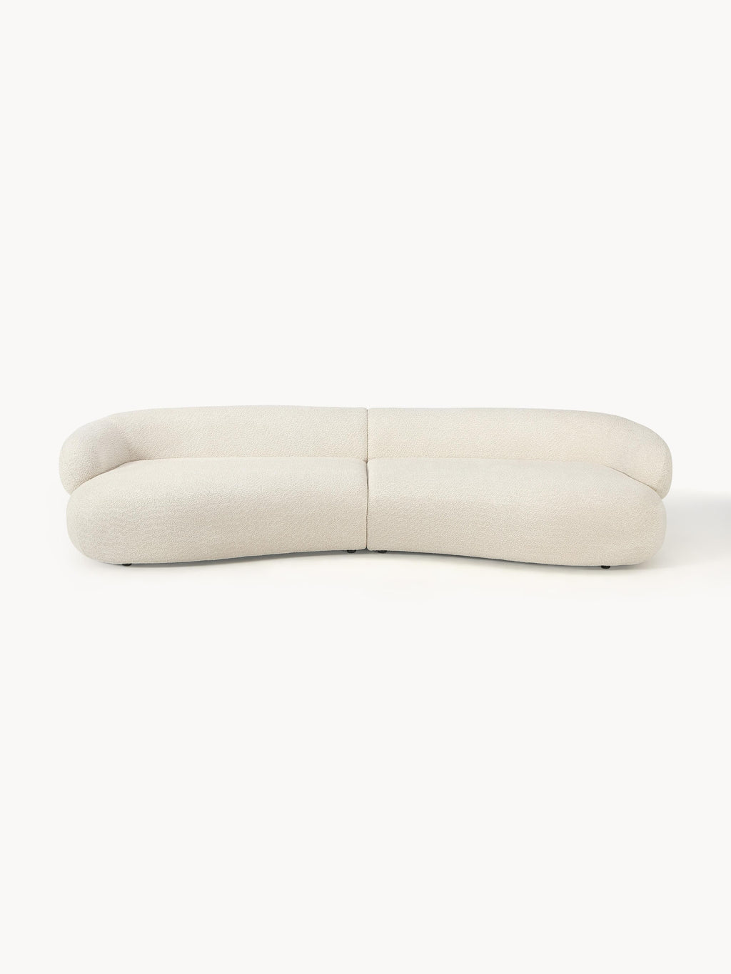 Galeriebild 1 - Sofa Alba (4-Sitzer) aus Teddy-Bouclé