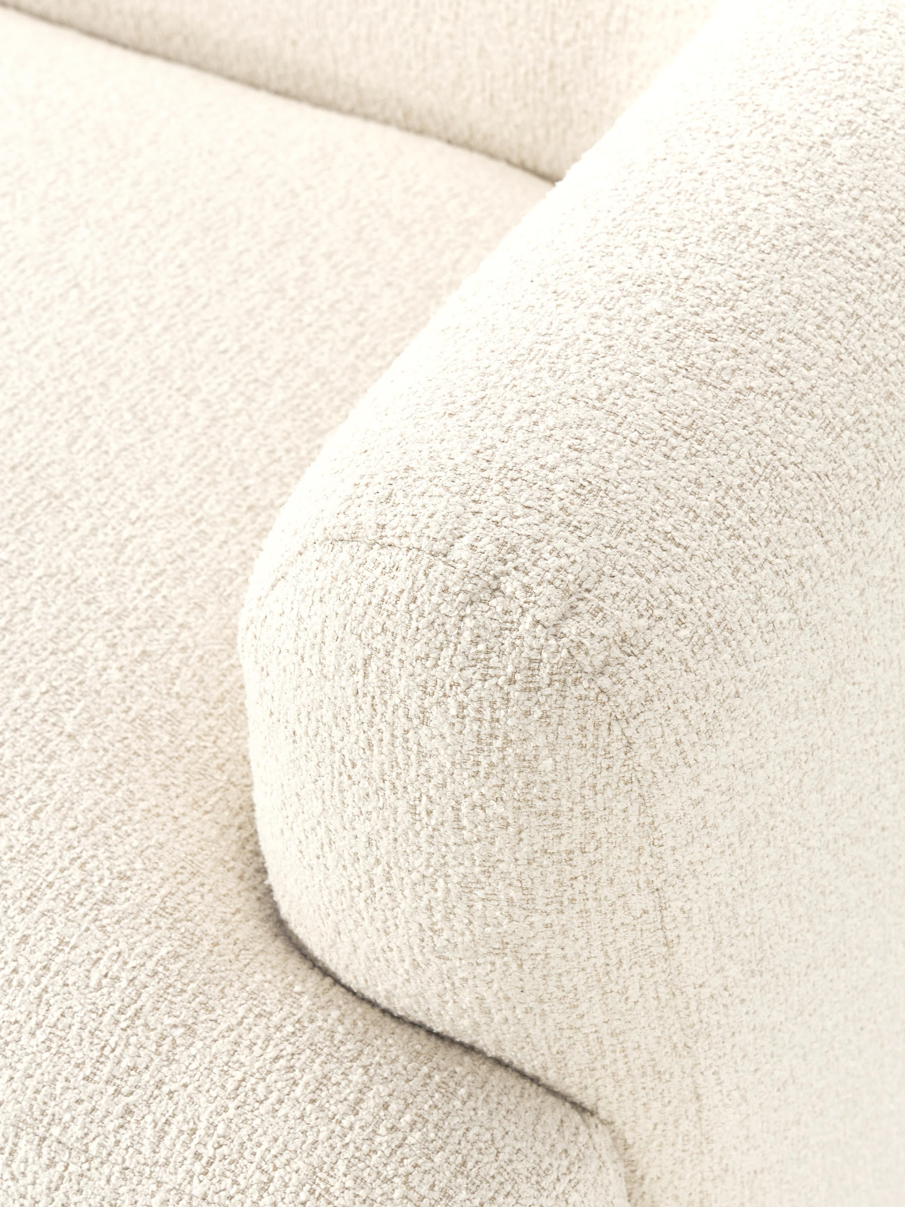 Modulares Bouclé-Sofa Sofia (3-Sitzer)