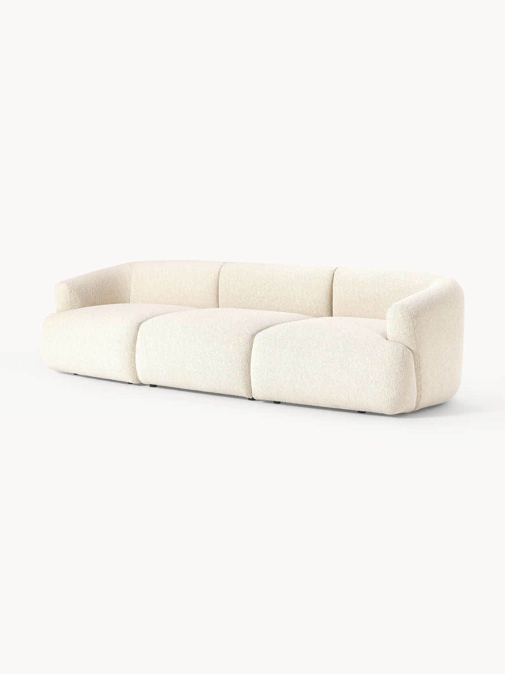 Modulares Bouclé-Sofa Sofia (3-Sitzer)