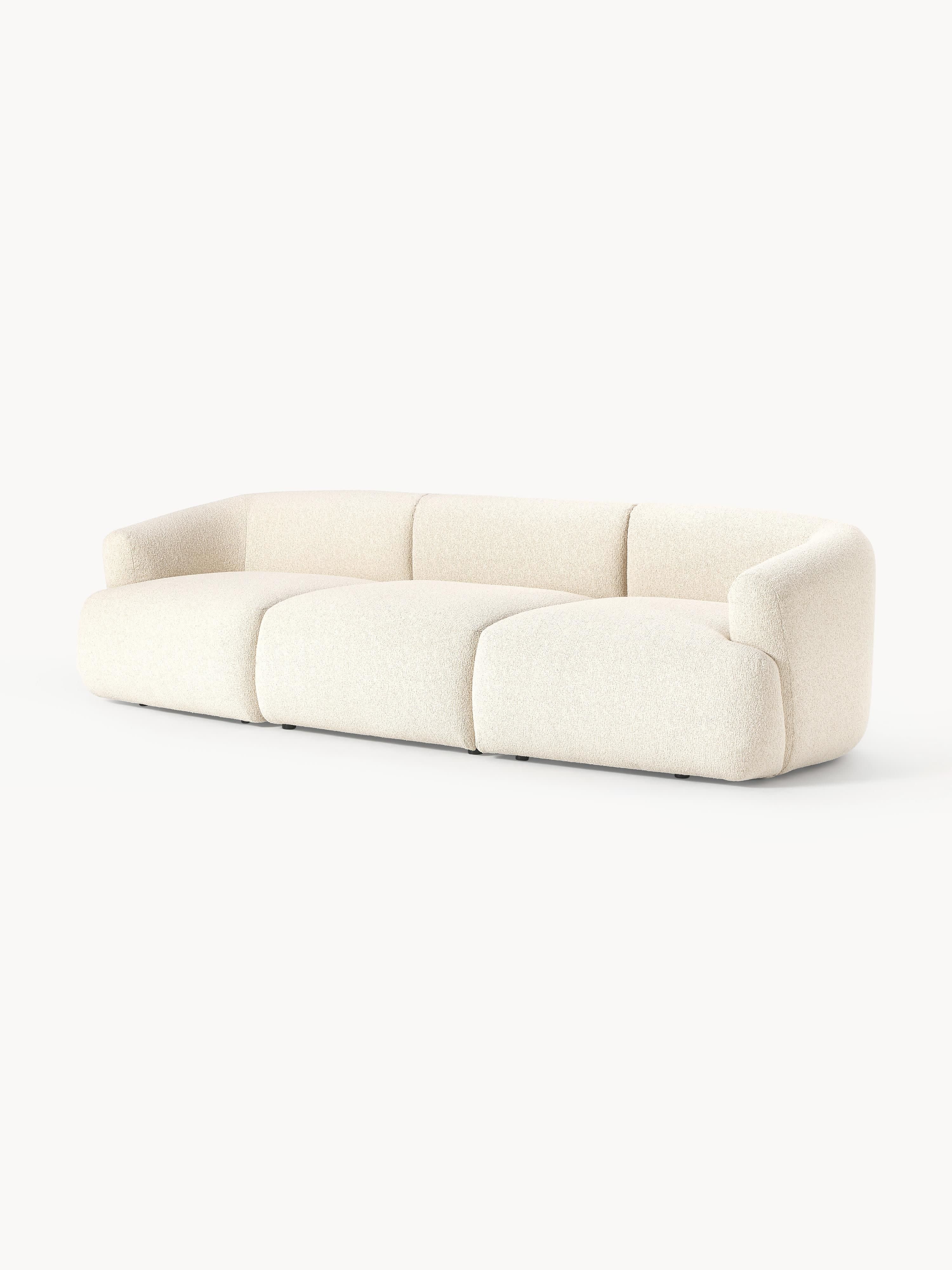 Modulares Bouclé-Sofa Sofia (3-Sitzer)