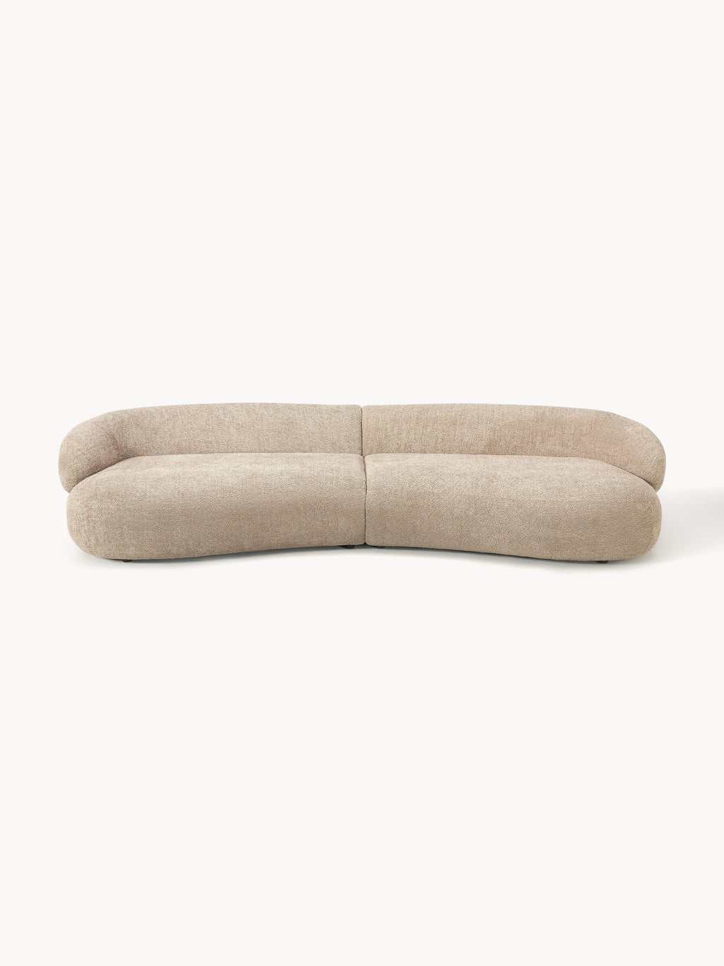 Galeriebild 1 - Sofa Alba (4-Sitzer) aus Teddy-Bouclé