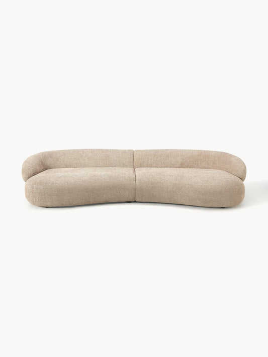 Galeriebild 1 - Sofa Alba (4-Sitzer) aus Teddy-Bouclé