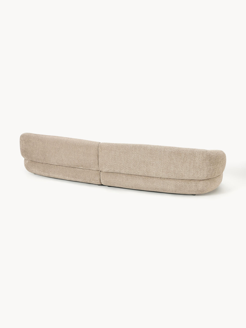 Sofa Alba (4-Sitzer) aus Teddy-Bouclé