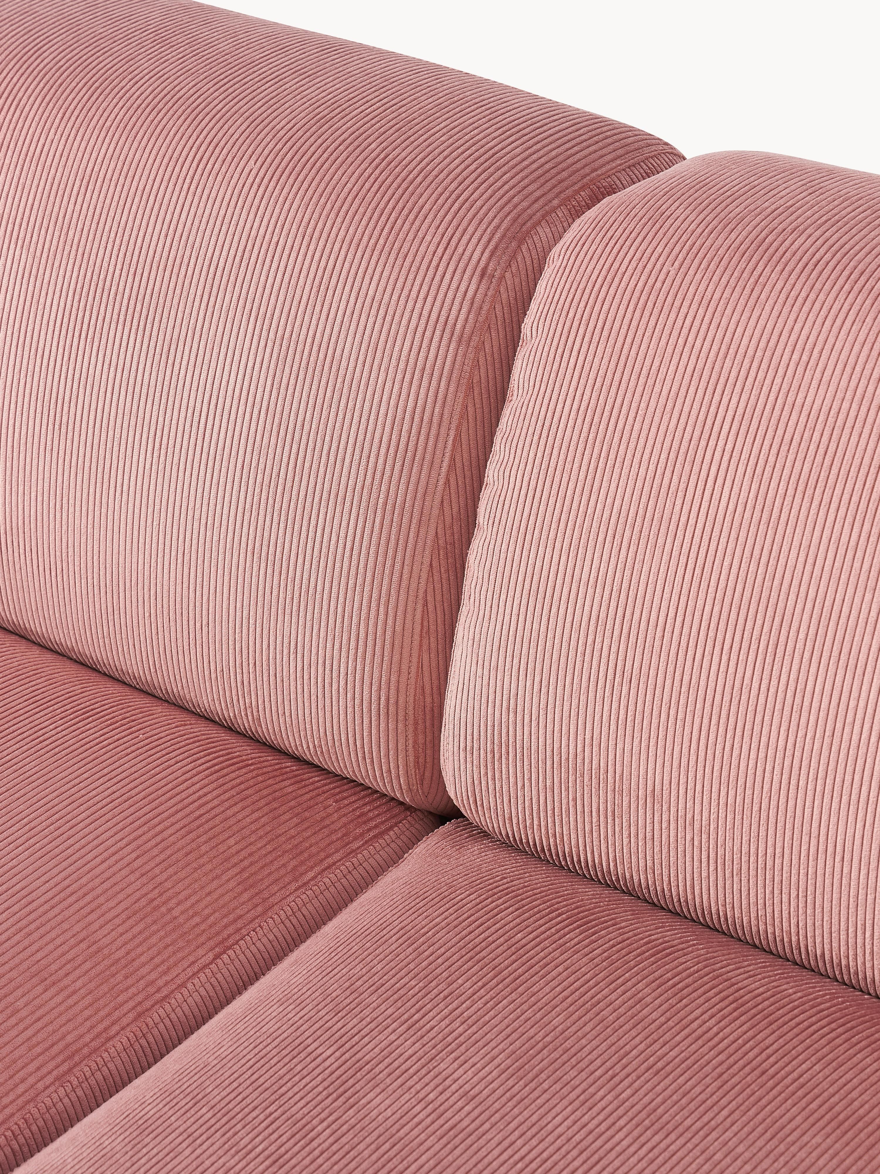 Cord-Ecksofa Melva (4-Sitzer)
