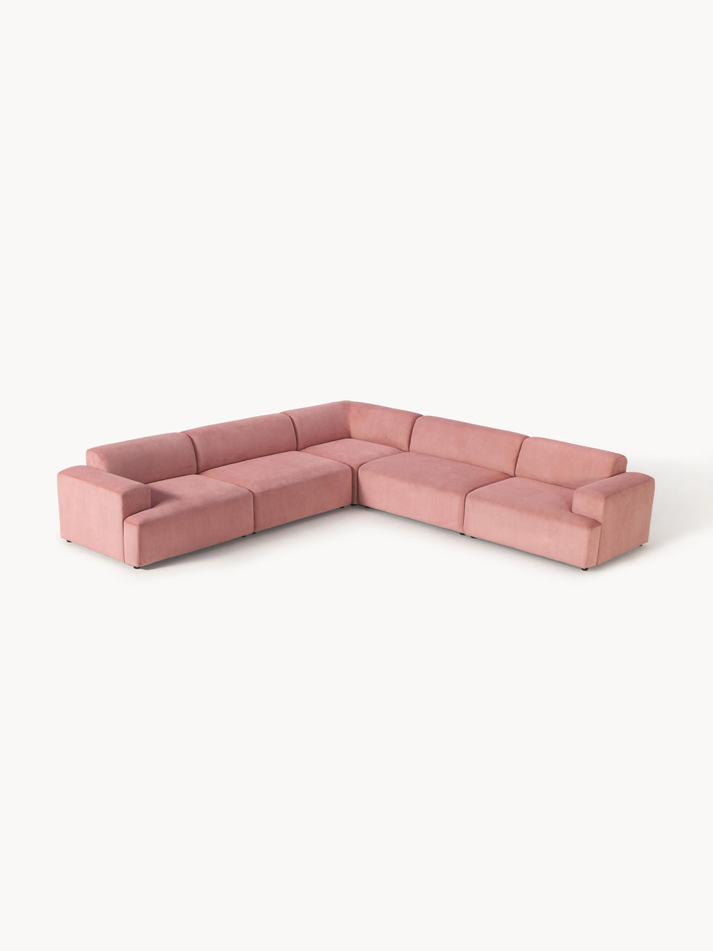 Galeriebild 1 - Cord-Ecksofa Melva (4-Sitzer)