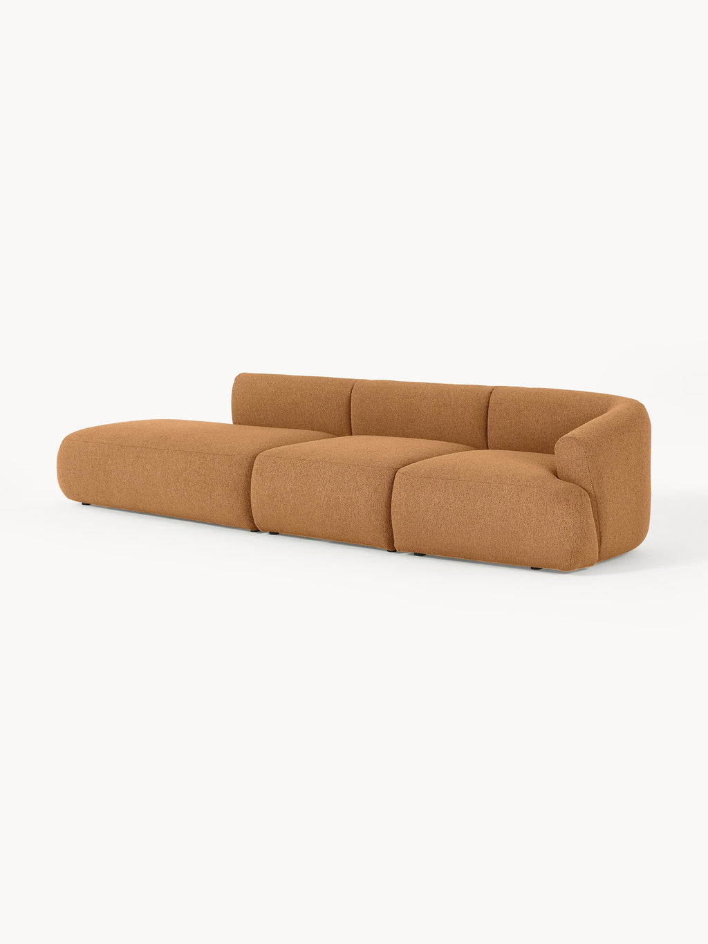 Modulare Bouclé-Chaise Sofia (2-Sitzer)