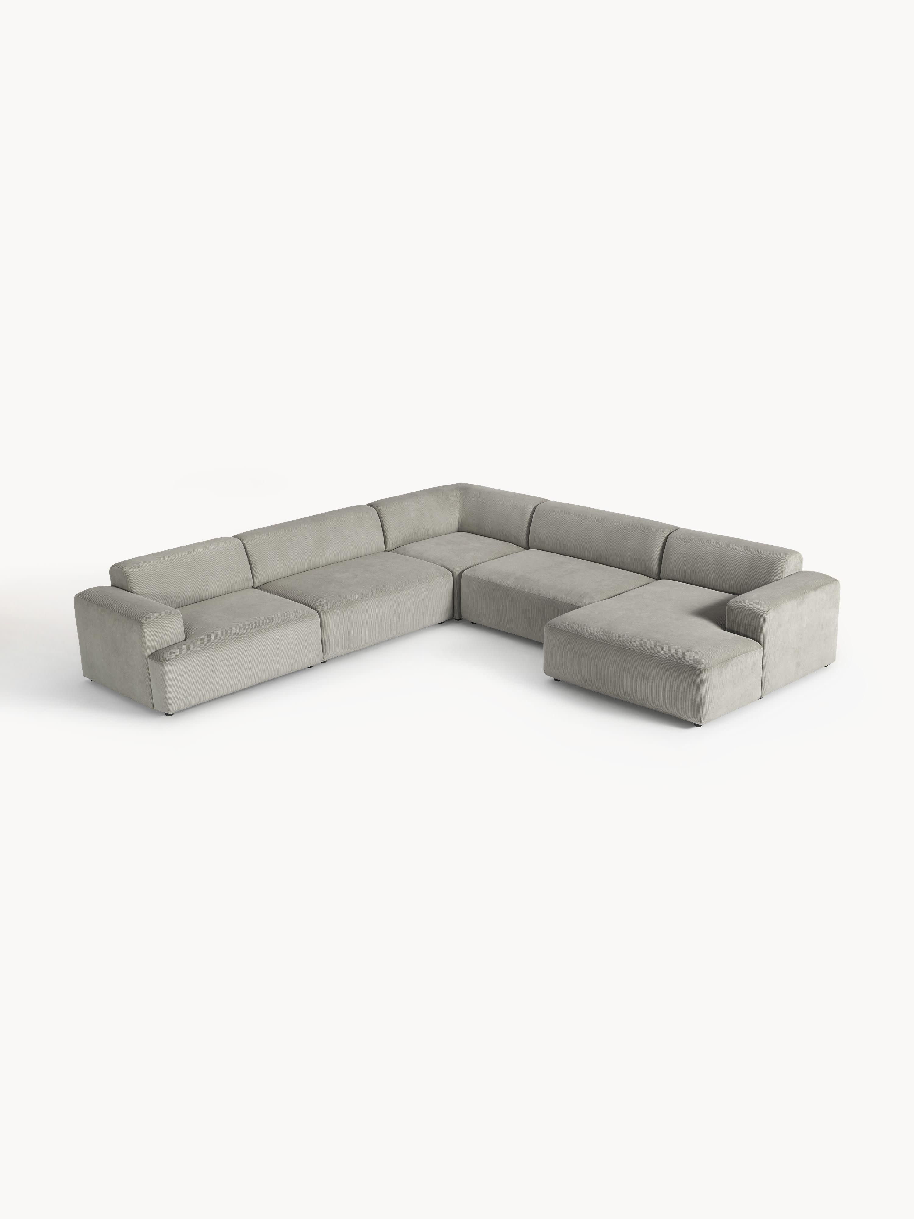 Galeriebild 1 - XL Cord-Ecksofa Melva