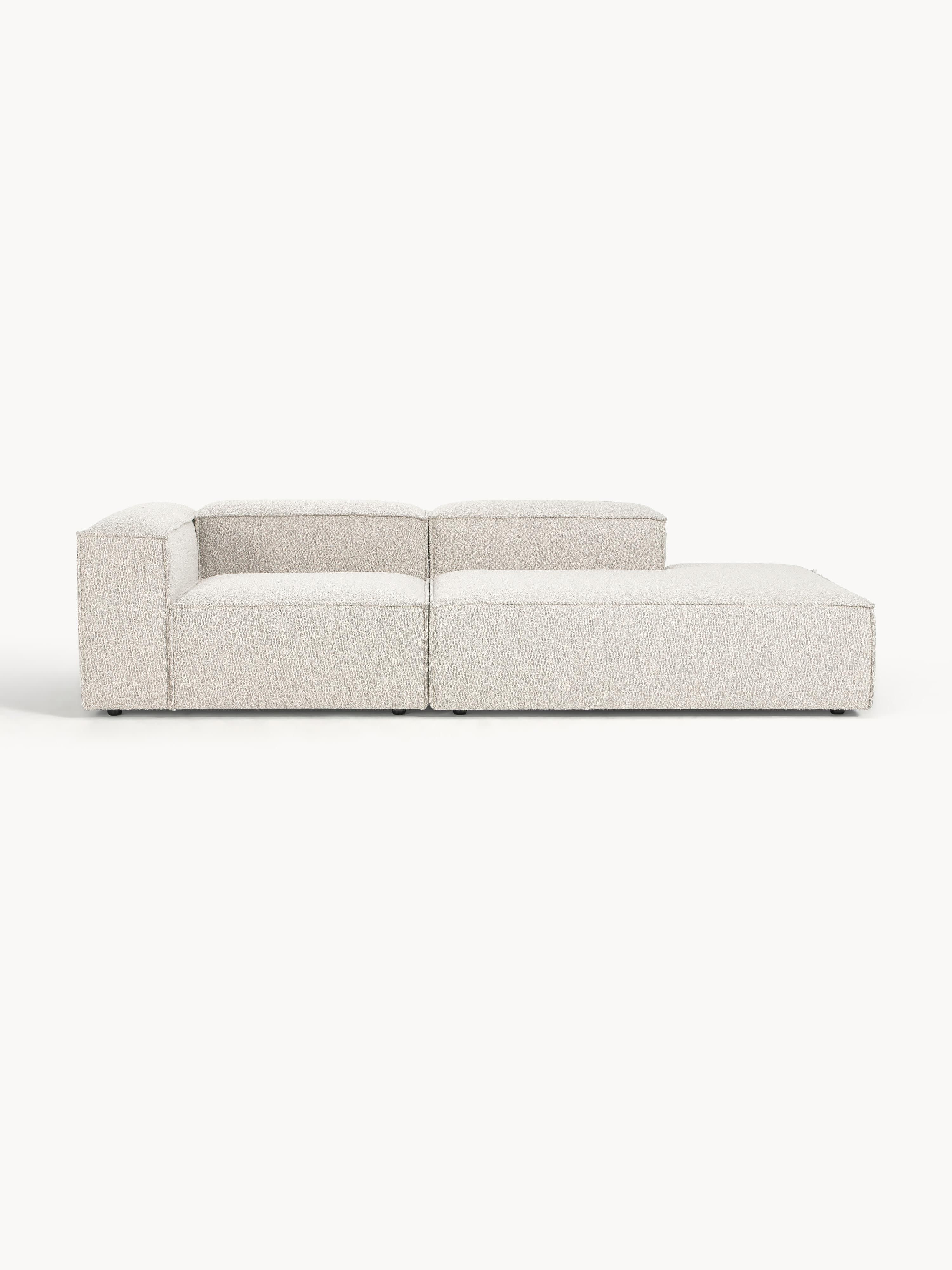 Galeriebild 1 - Modulare Ottomane Lennon aus Bouclé
